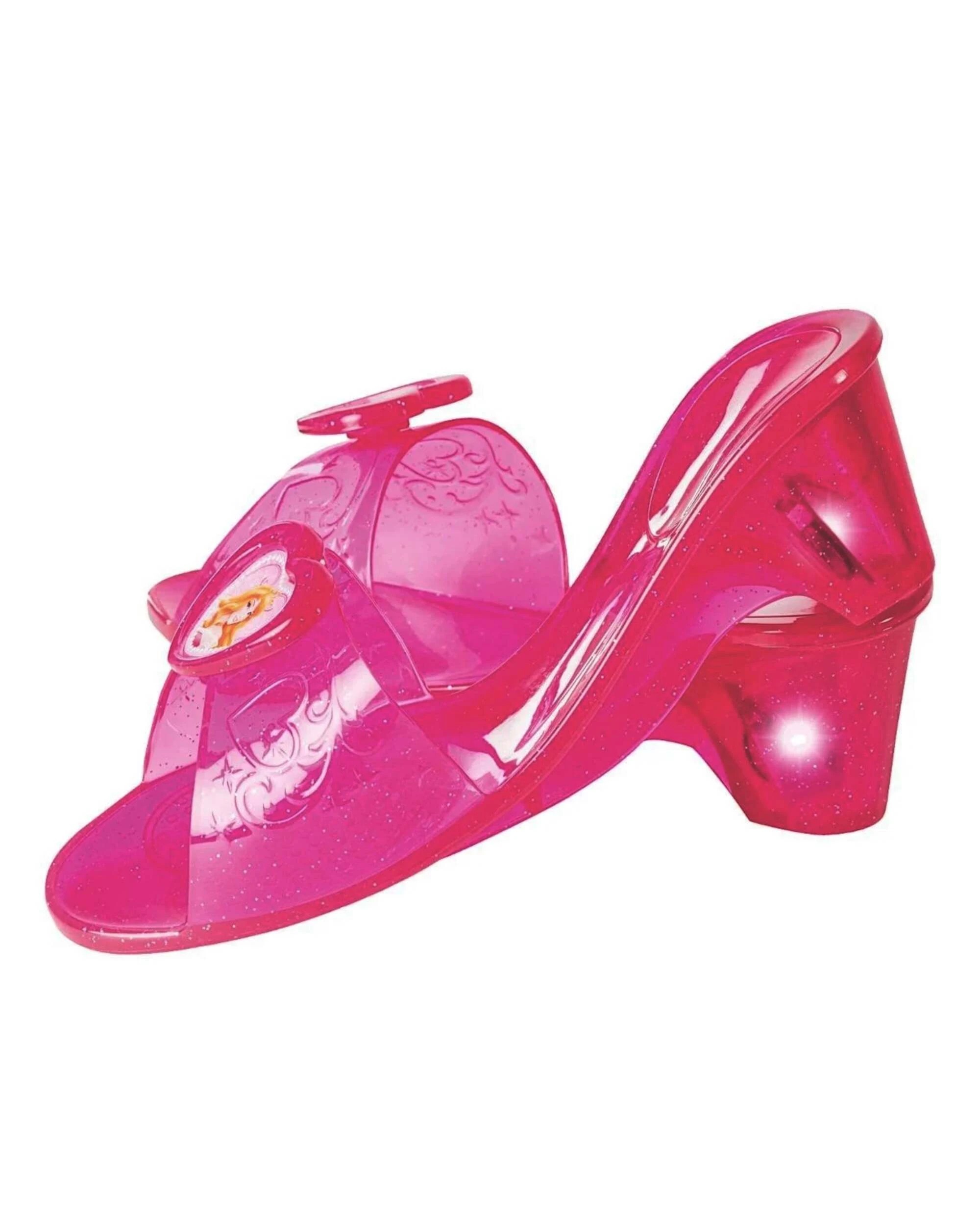 3 Rubies Sleeping Beauty Light Up Jelly Shoes - One Size - Pink, 3 of 4