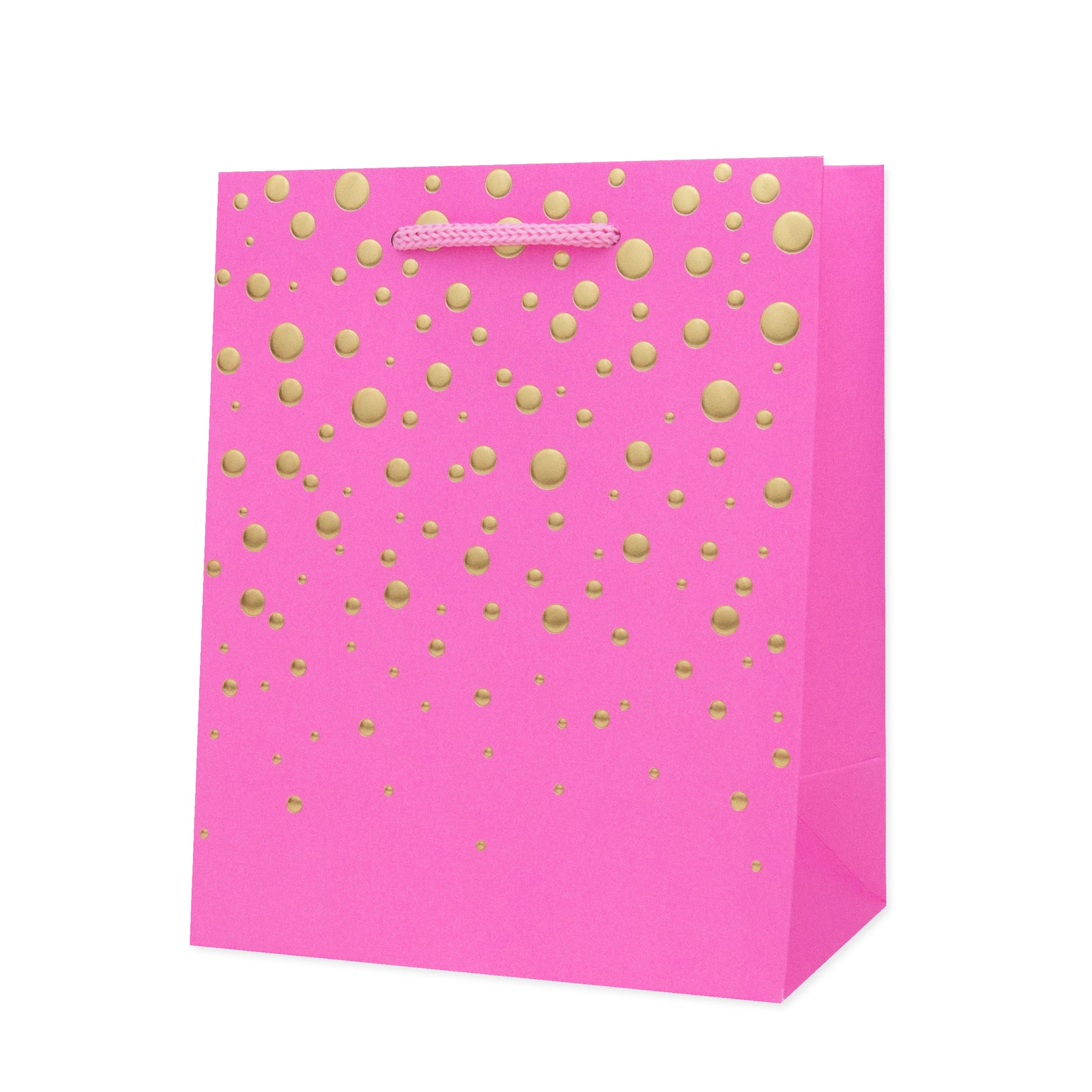 2 Hallmark Gift Bag - Small, Pink Dots, 2 of 3