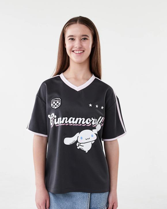 Cinnamoroll License Mesh V-Neck T-shirt