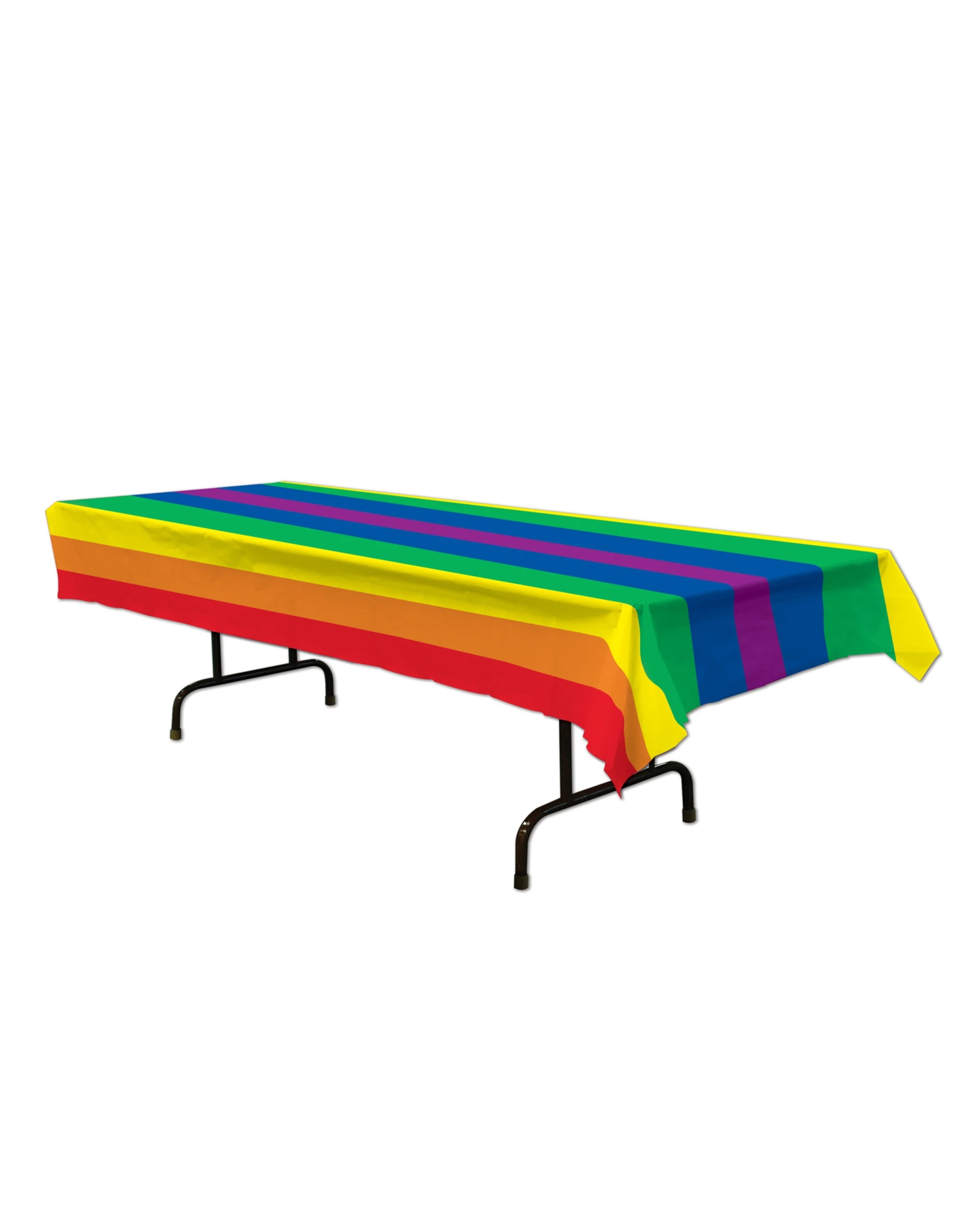 1 Beistle Rainbow Plastic Tablecloth - Rainbow, 1 of 1