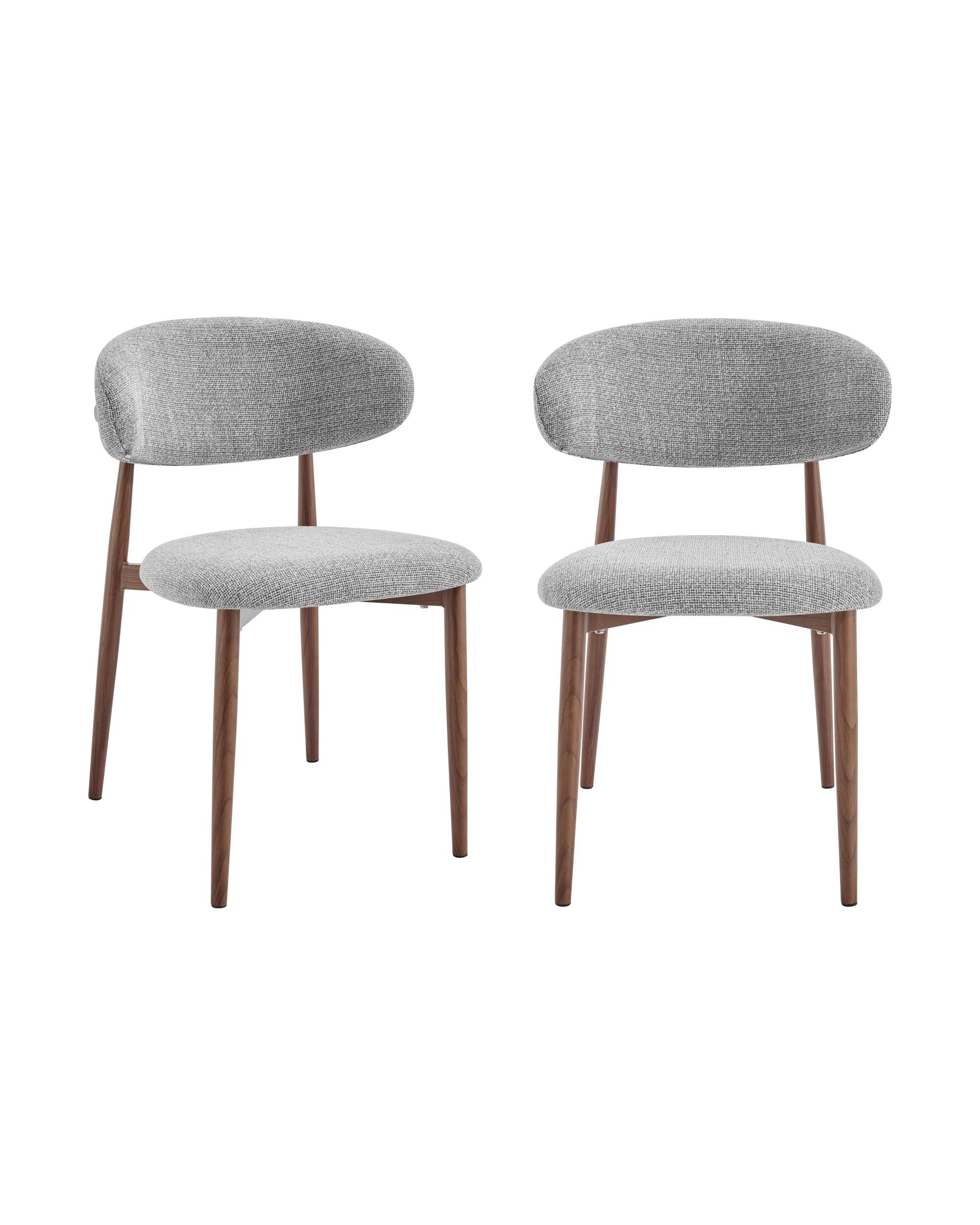 1 Kodu Dining Chairs Pair (Set of 2) - Grey, 1 of 10