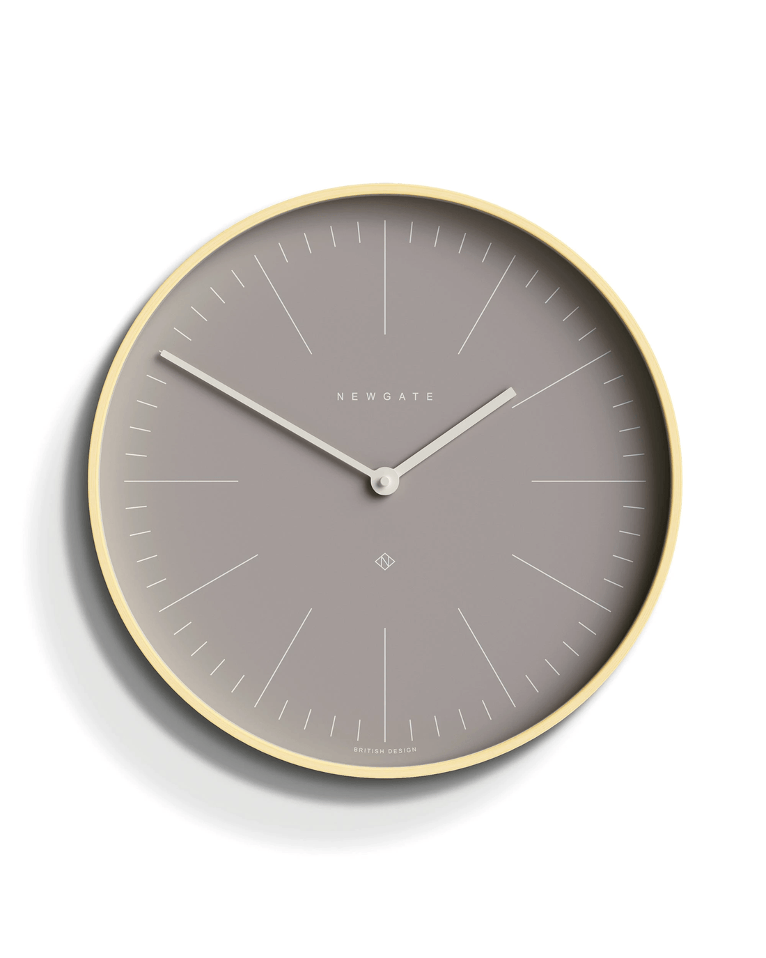 Newgate Mr Clarke Clock Pale Wood Clay Grey Dial - Natural - Kmart