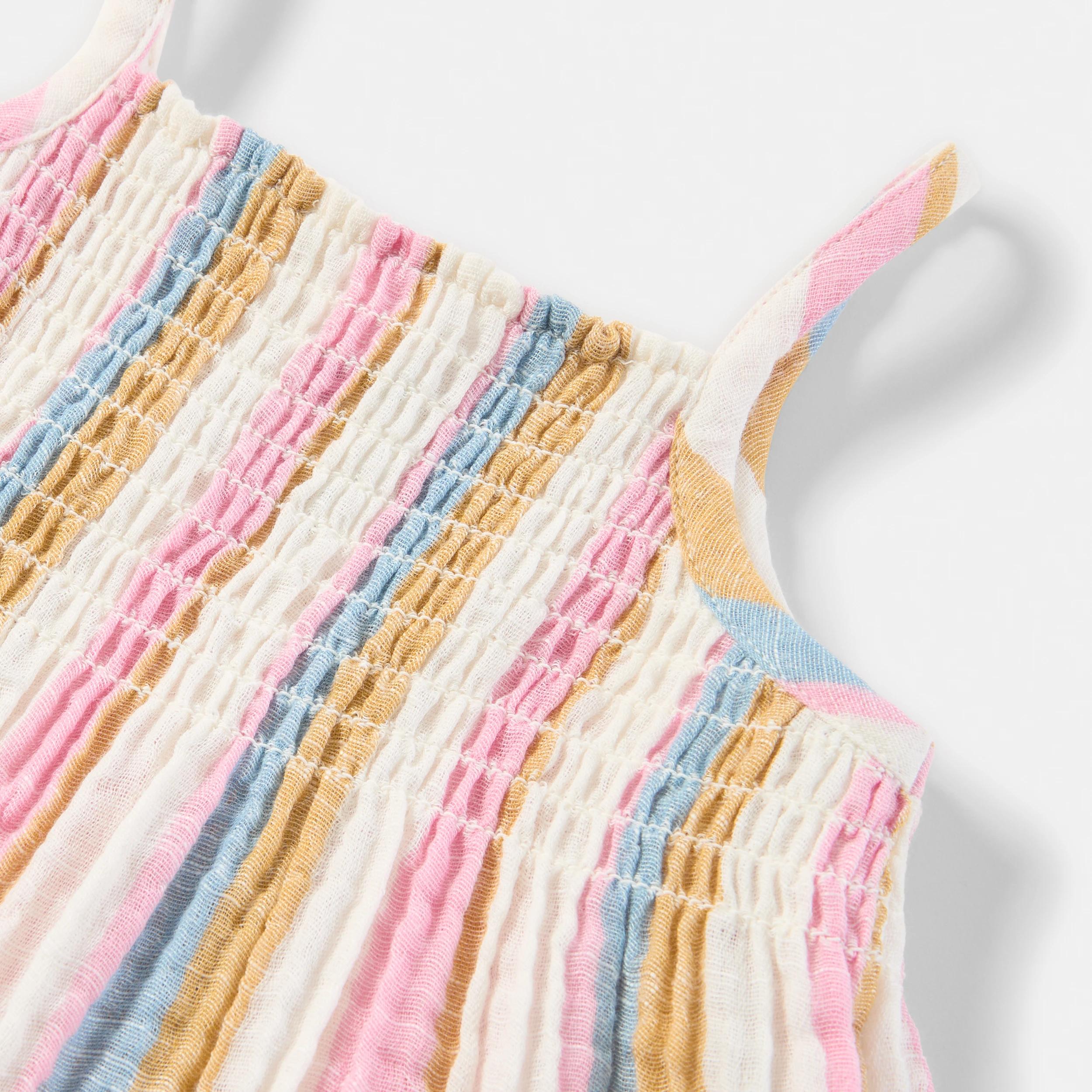 5 Sleeveless Double Cloth Set MULTI STRIPES, 5 of 6