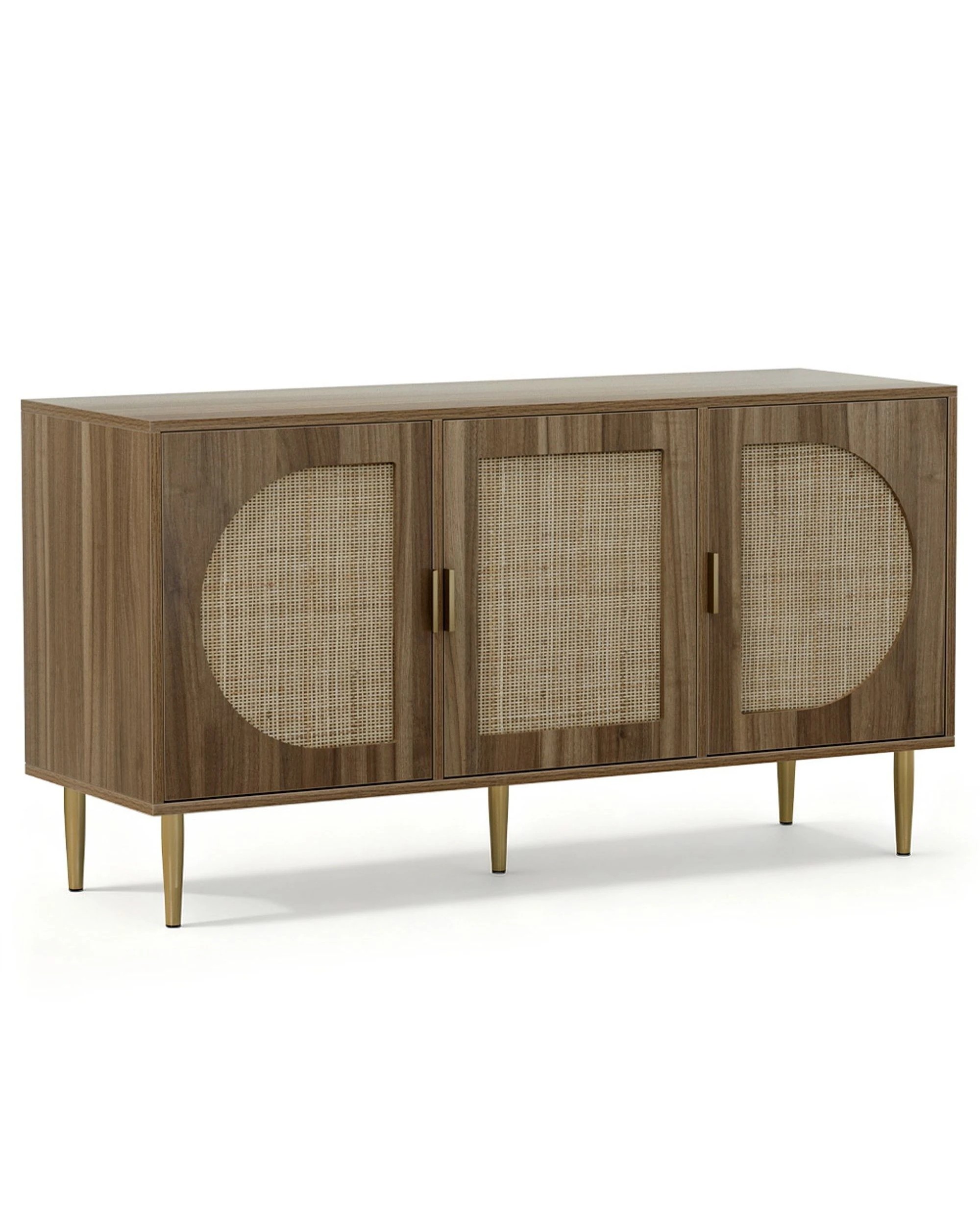 1 Artiss Buffet Sideboard 3 Doors - Brown, 1 of 7