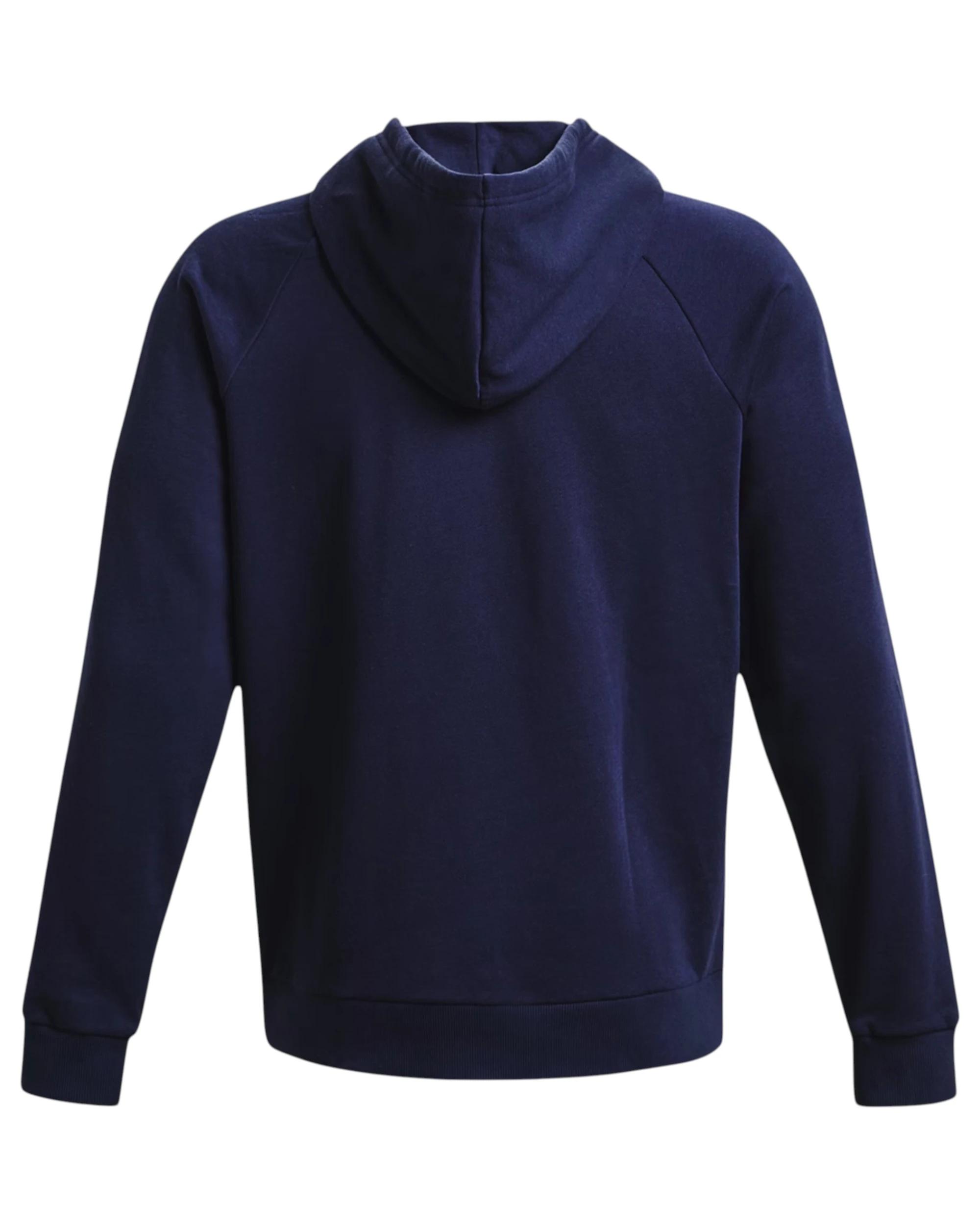 5 Under Armour Mens Rival Fleece Navy Hoodie NAVY, 5 of 6