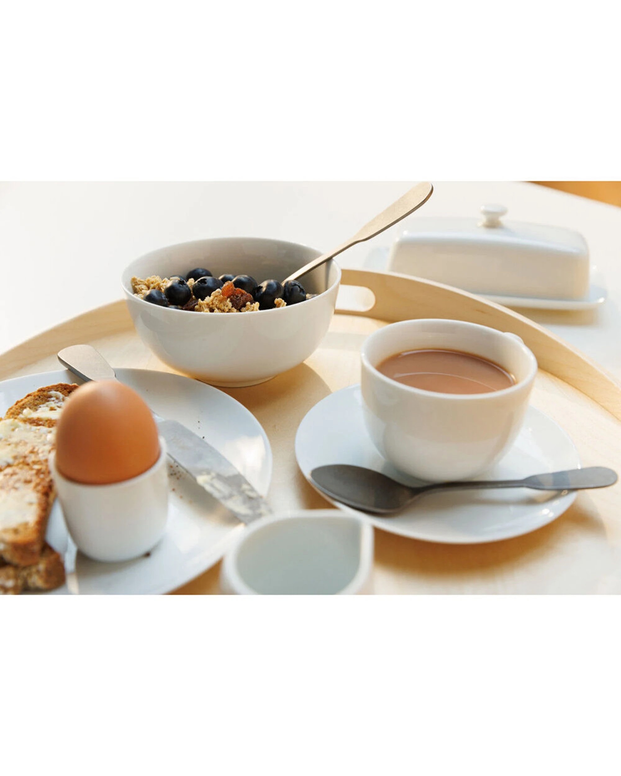 3 Mikasa Chalk 8pc Kitchen Porcelain Egg Cups Set Timeless Dishwasher Safe - White, 3 of 7