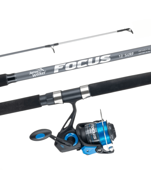 Jarvis Walker Focus Series 2 Surf Combo - 12ft., Black and 