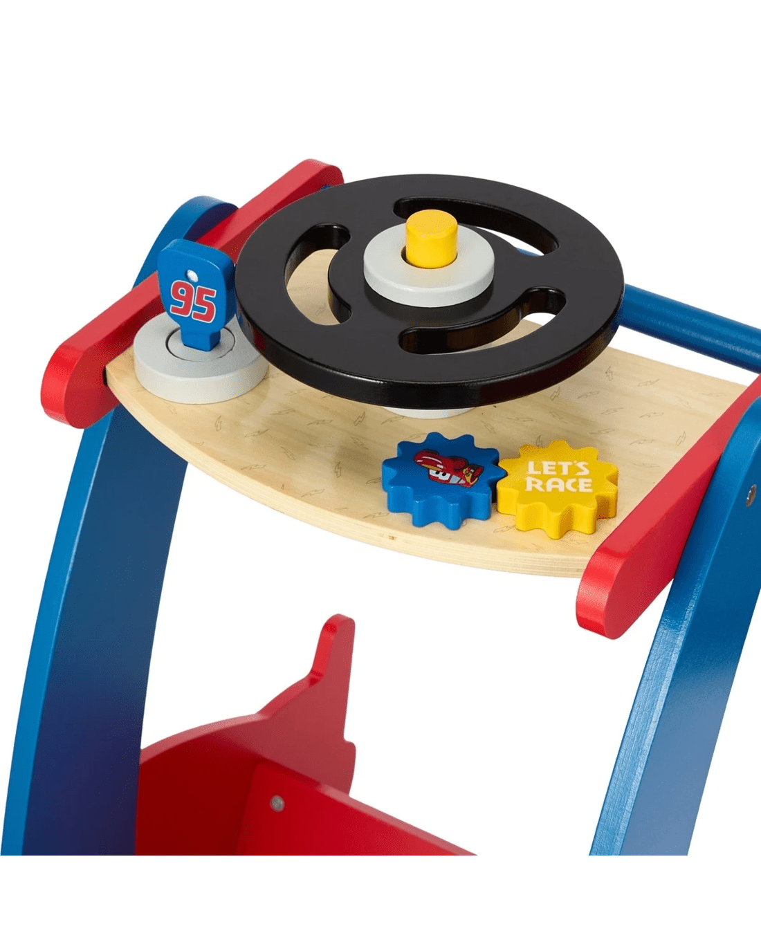 4 Disney Pixar Cars Wooden Toys Junior Walker, 4 of 7