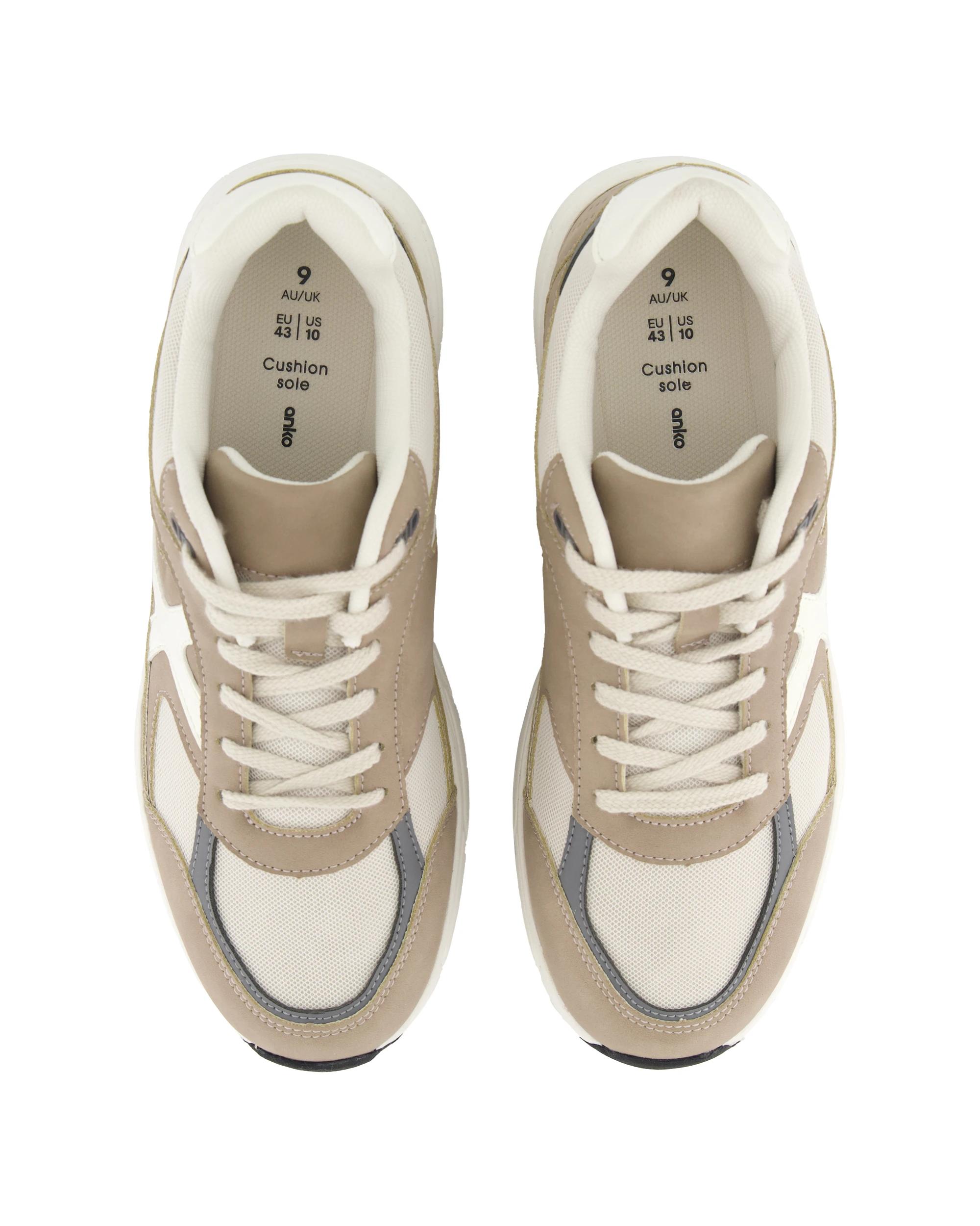3 Knox Lace-Up Sneakers Sand, 3 of 5