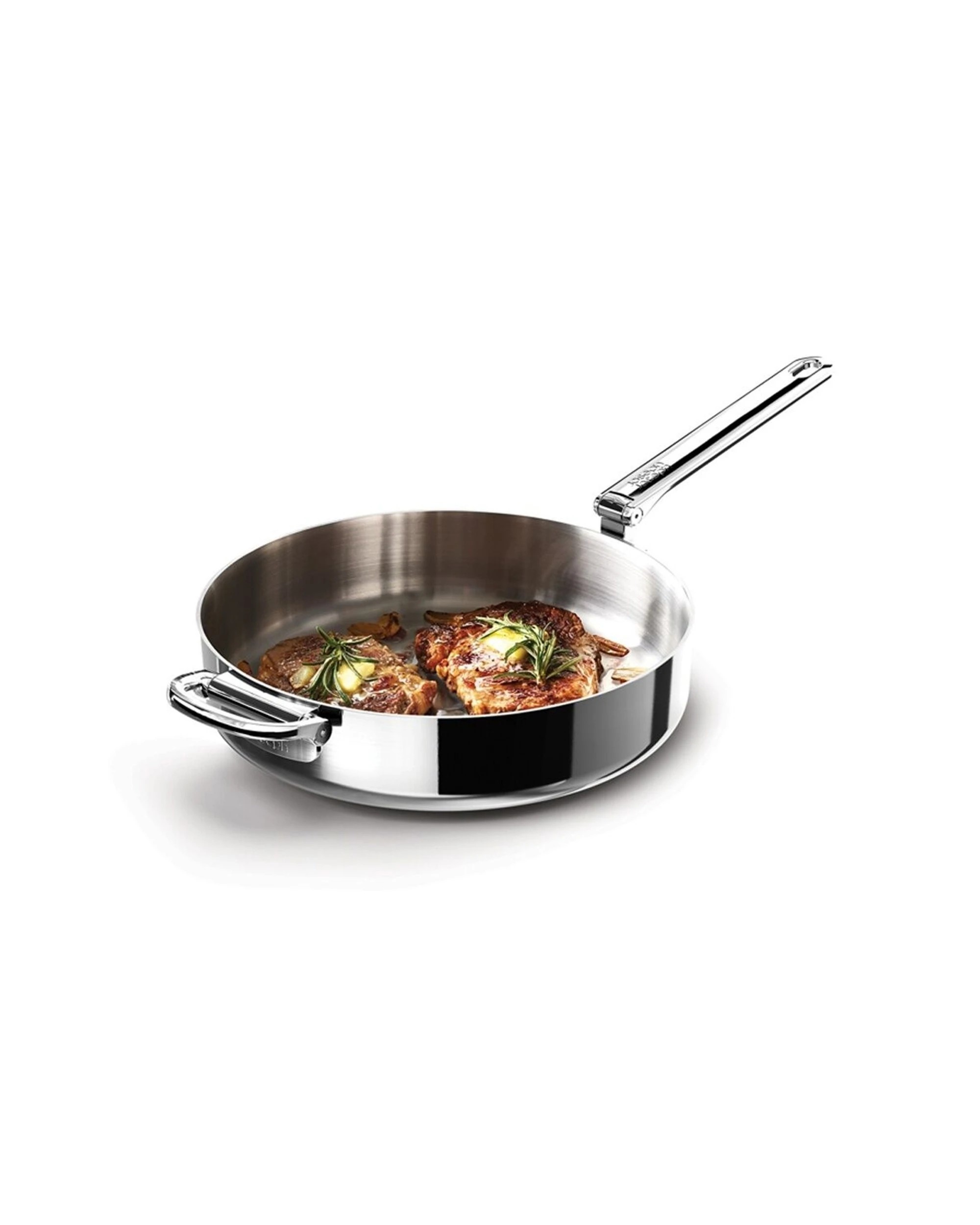 2 Joseph Joseph 5pc Space Saving Induction Cookware Set With Foldable Handle - Silver, 2 of 7