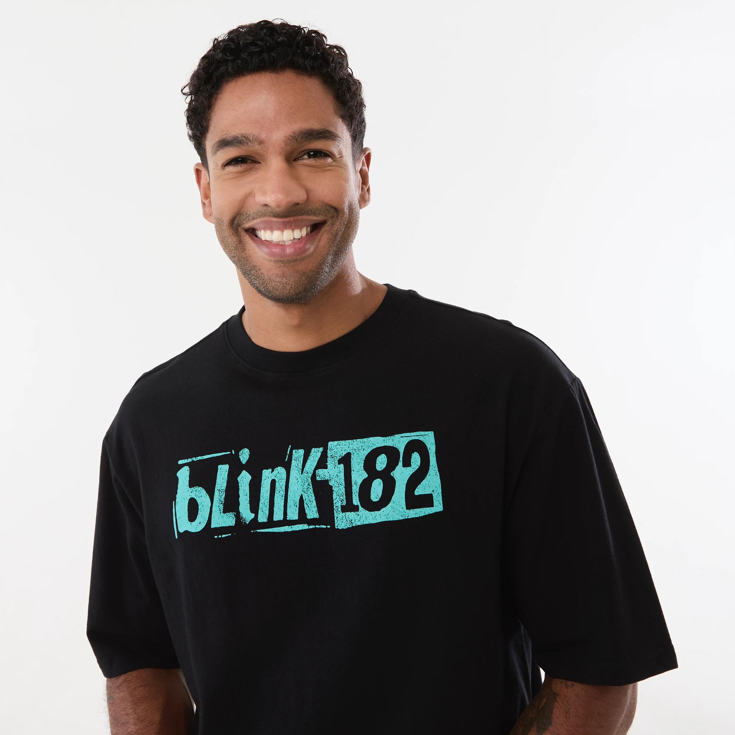4 Blink-182 License Oversized T-shirt BLACK, 4 of 6