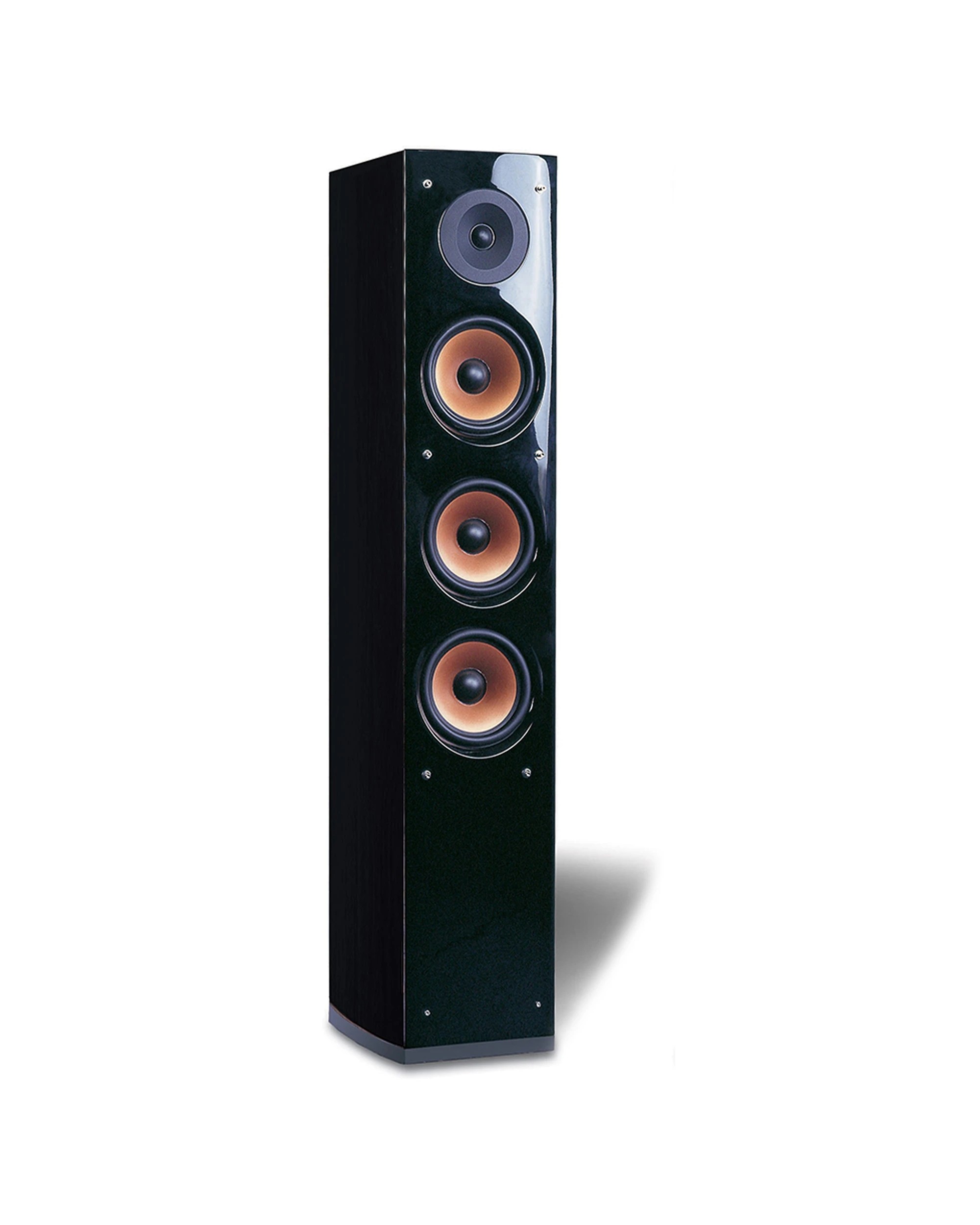 2 Pure Acoustics Super Nova 8F Floor Standing Speaker Pair Three 6.5 Woofers - Black, 2 of 3