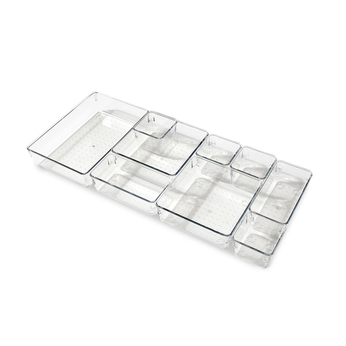 3 Clear Drawer Insert Set, 3 of 8