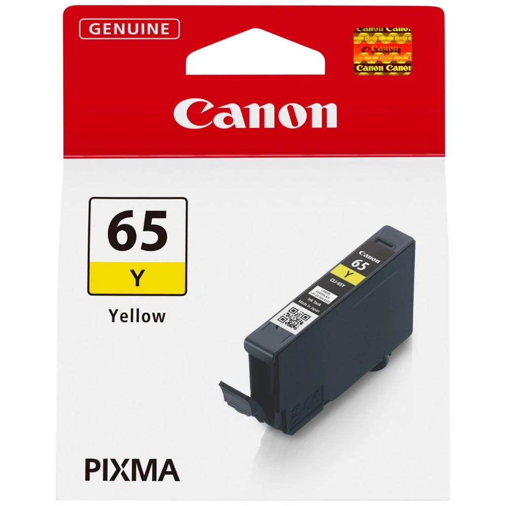 1 Canon CLI65 Ink Cartridge Yellow, 1 of 3