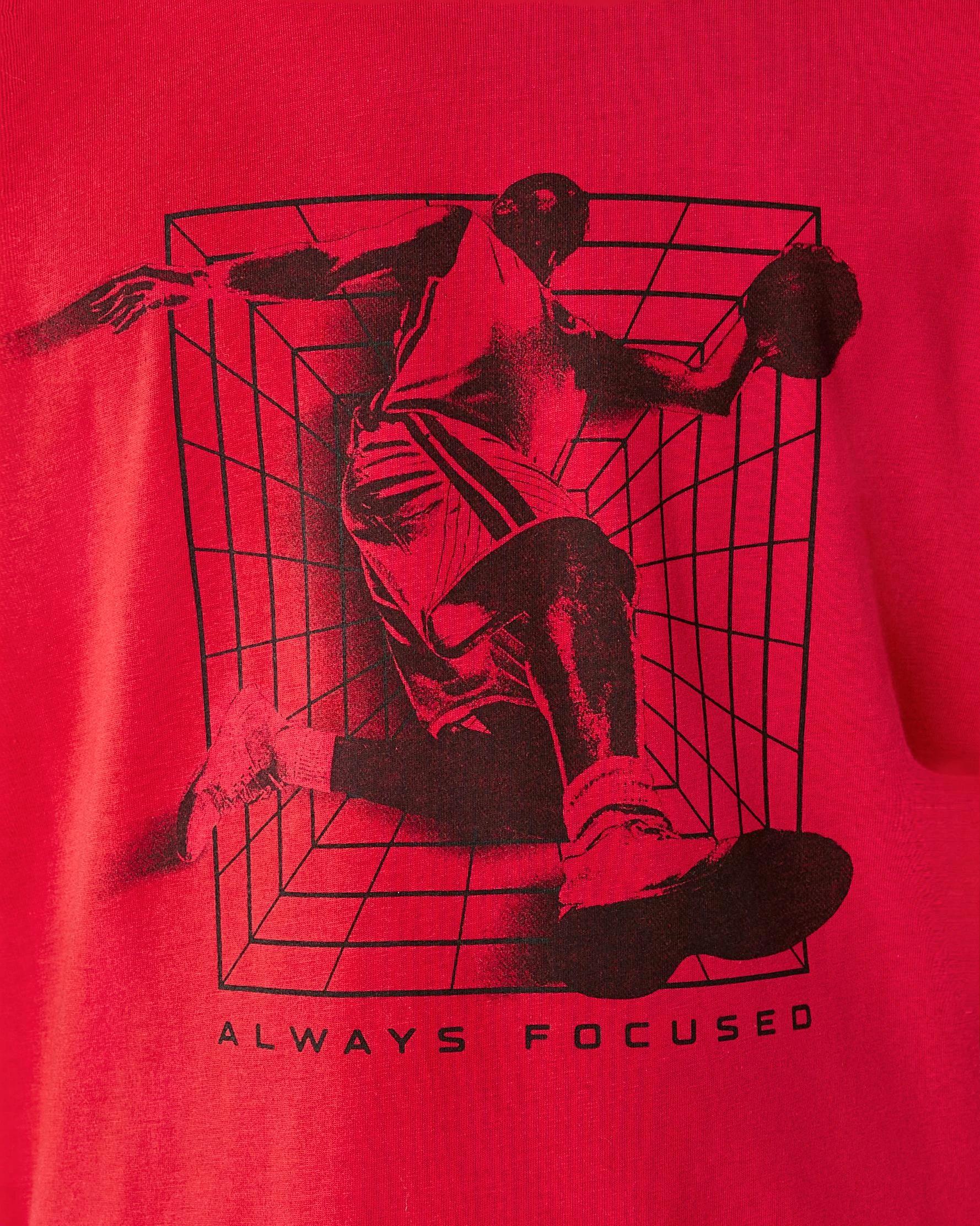 7 Short Sleeve Knit Pyjama Set Red Bball, 7 of 10
