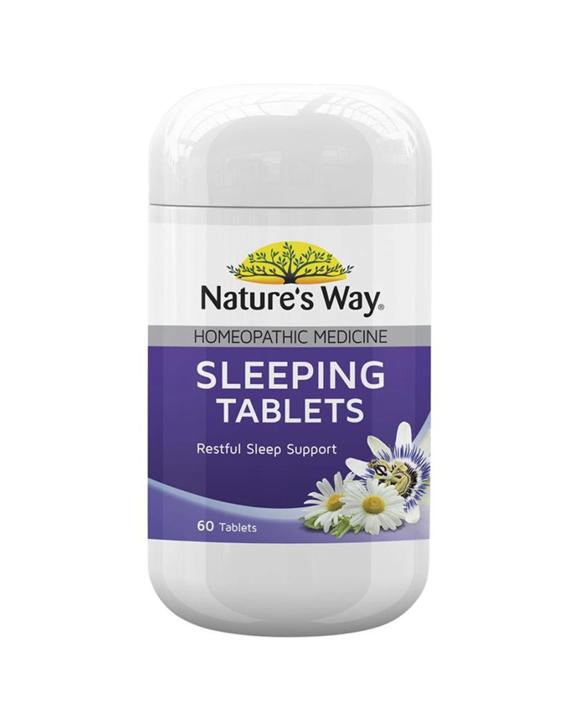 Nature's Way 60pc Sleeping Tablets Homeopathic For Restful Sleep Support