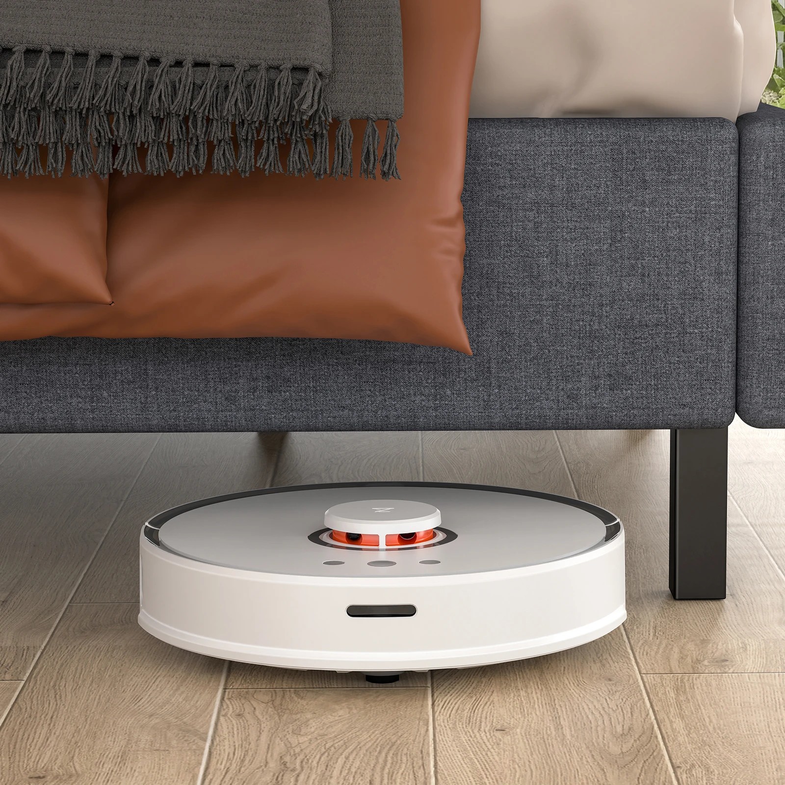 8 Alfordson Bed Frame King Single Mattress Base Foundation Fabric Basel - Grey, 8 of 10