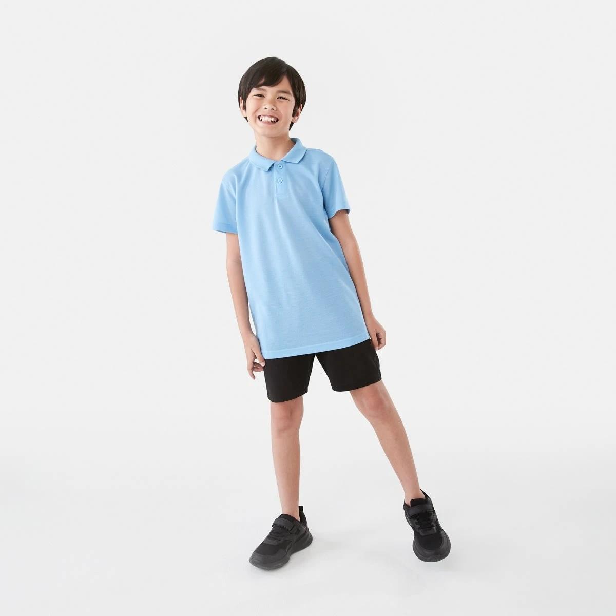 5 School Polo T-shirt Mid Blue, 5 of 8
