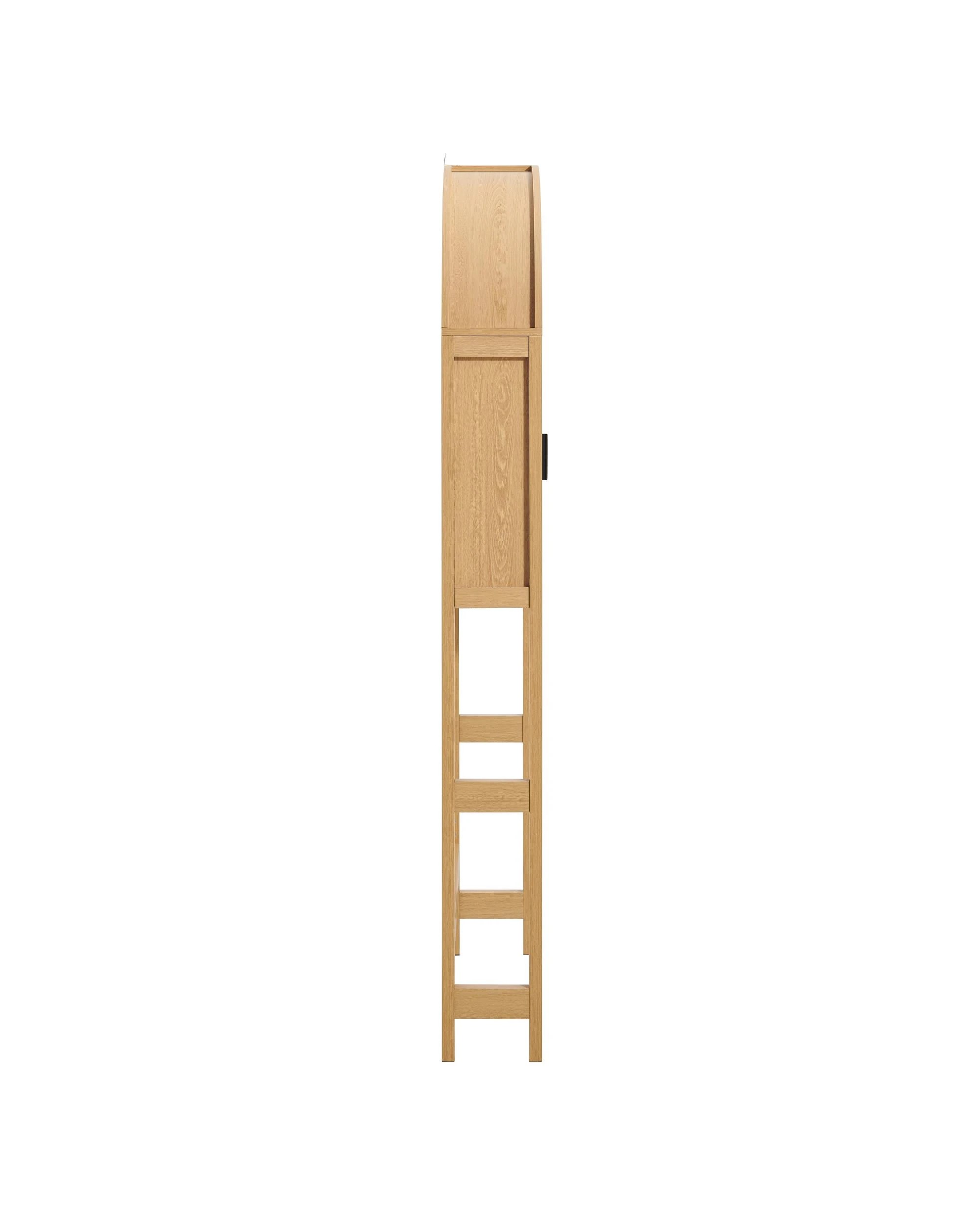 5 Kodu Over The Toilet Storage Cabinet 2 Doors - Natural, 5 of 10