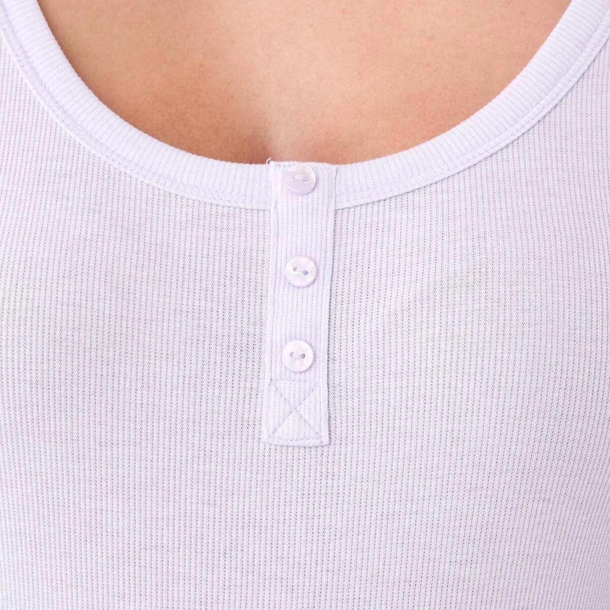 6 Long Sleeve Rib Henley Top Lily Laven, 6 of 6