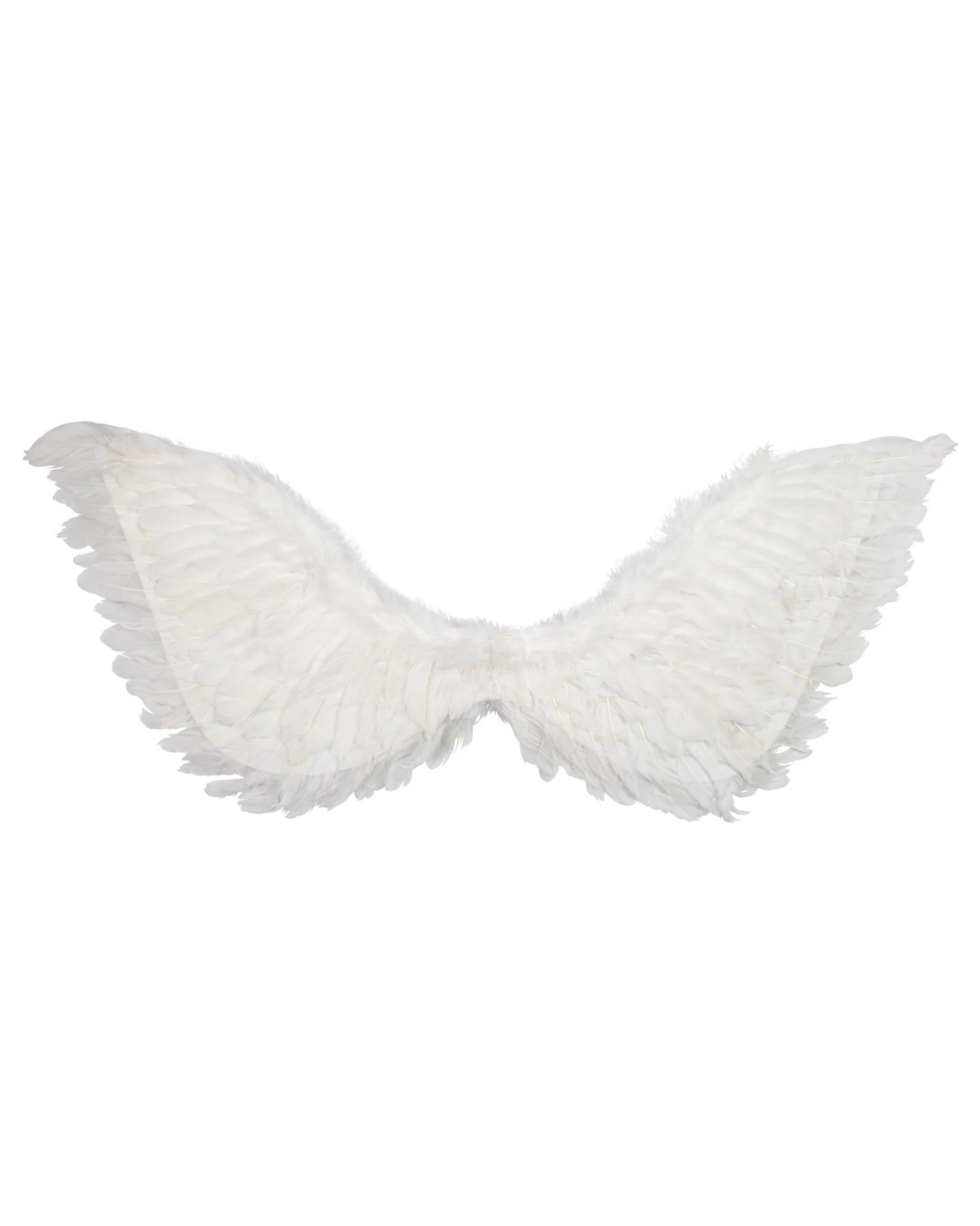 1 Tomfoolery White Feathered Angel Wings Large 90cm x 50cm - White, 1 of 5