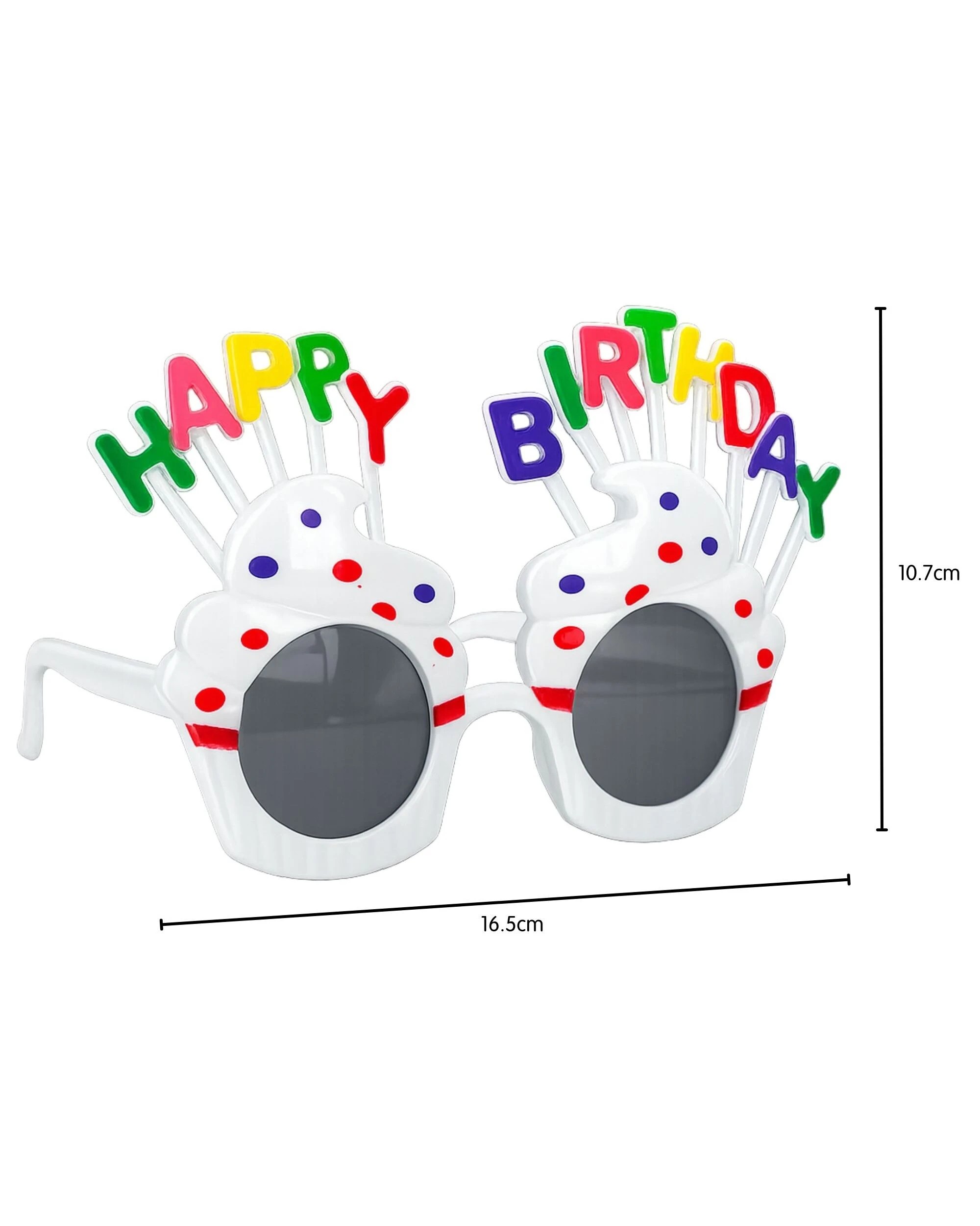 3 Magic Pro Happy Birthday Cupcake Party Glasses - Multi, 3 of 5