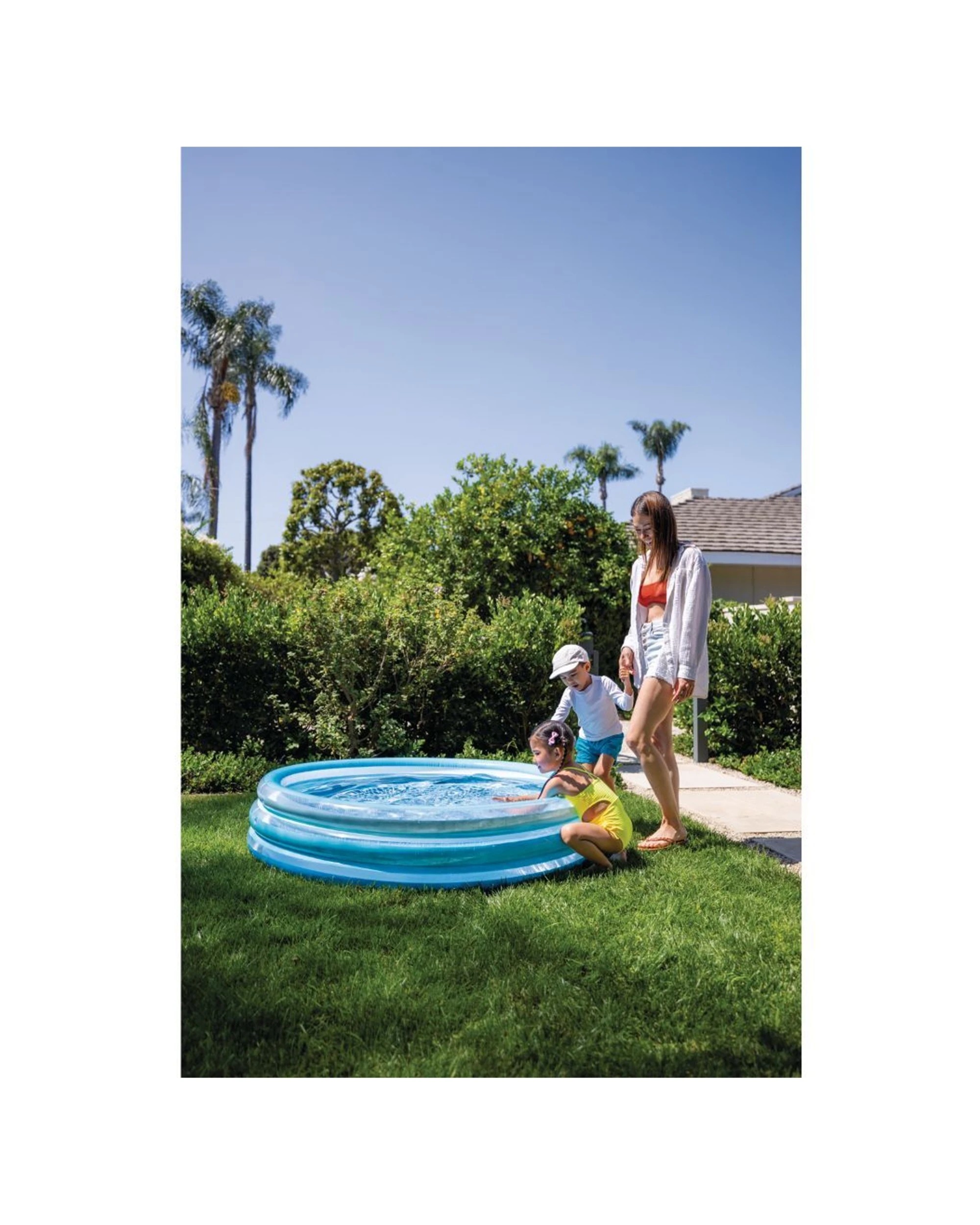 9 Intex 2PK Bliss Inflatable Kids/Childrens Splash Pool 2y+ - Multi, 9 of 9