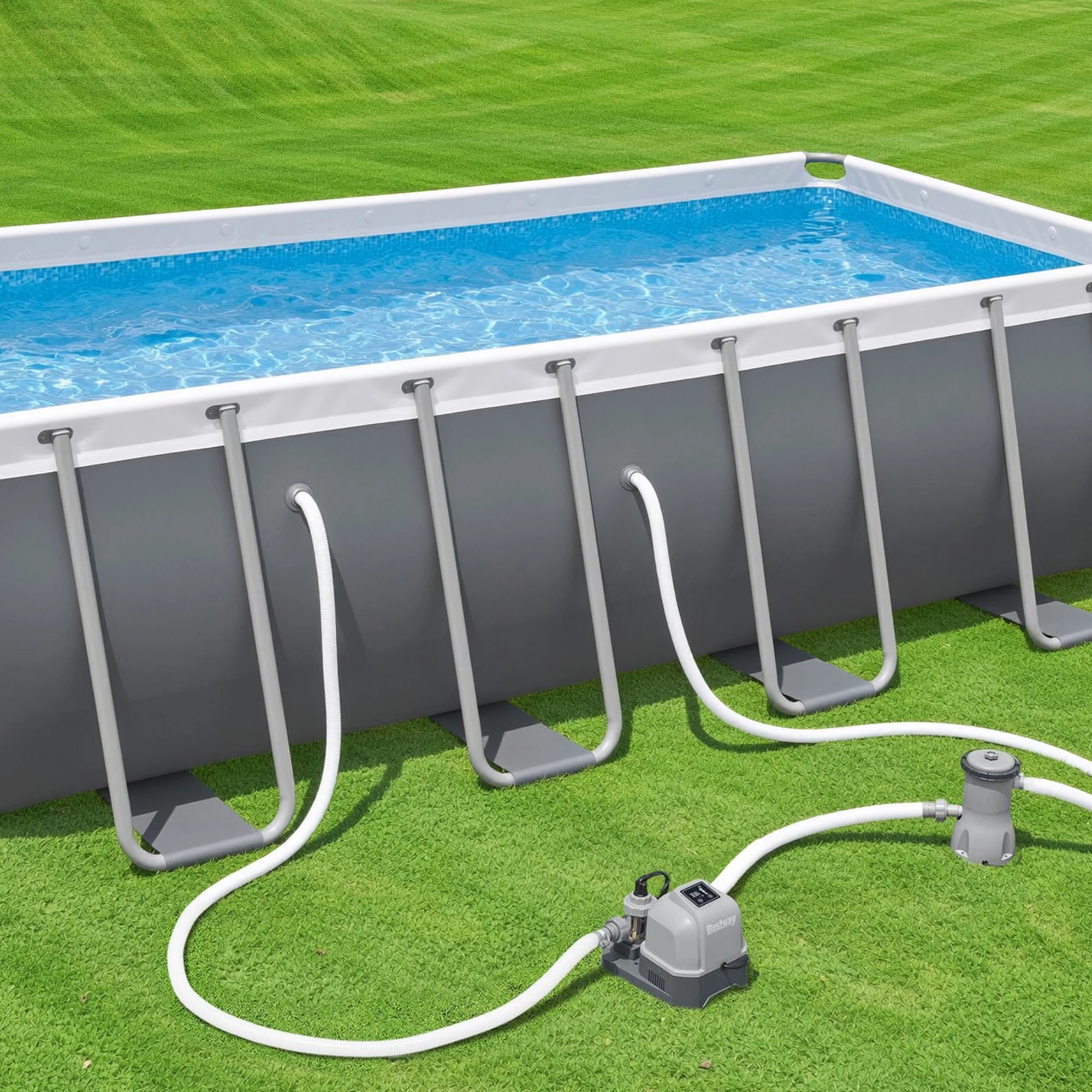 5 Bestway Hydrogenic 6g/h Saltwater Chlorinator System Pool Chlorine Generator - Grey, 5 of 8