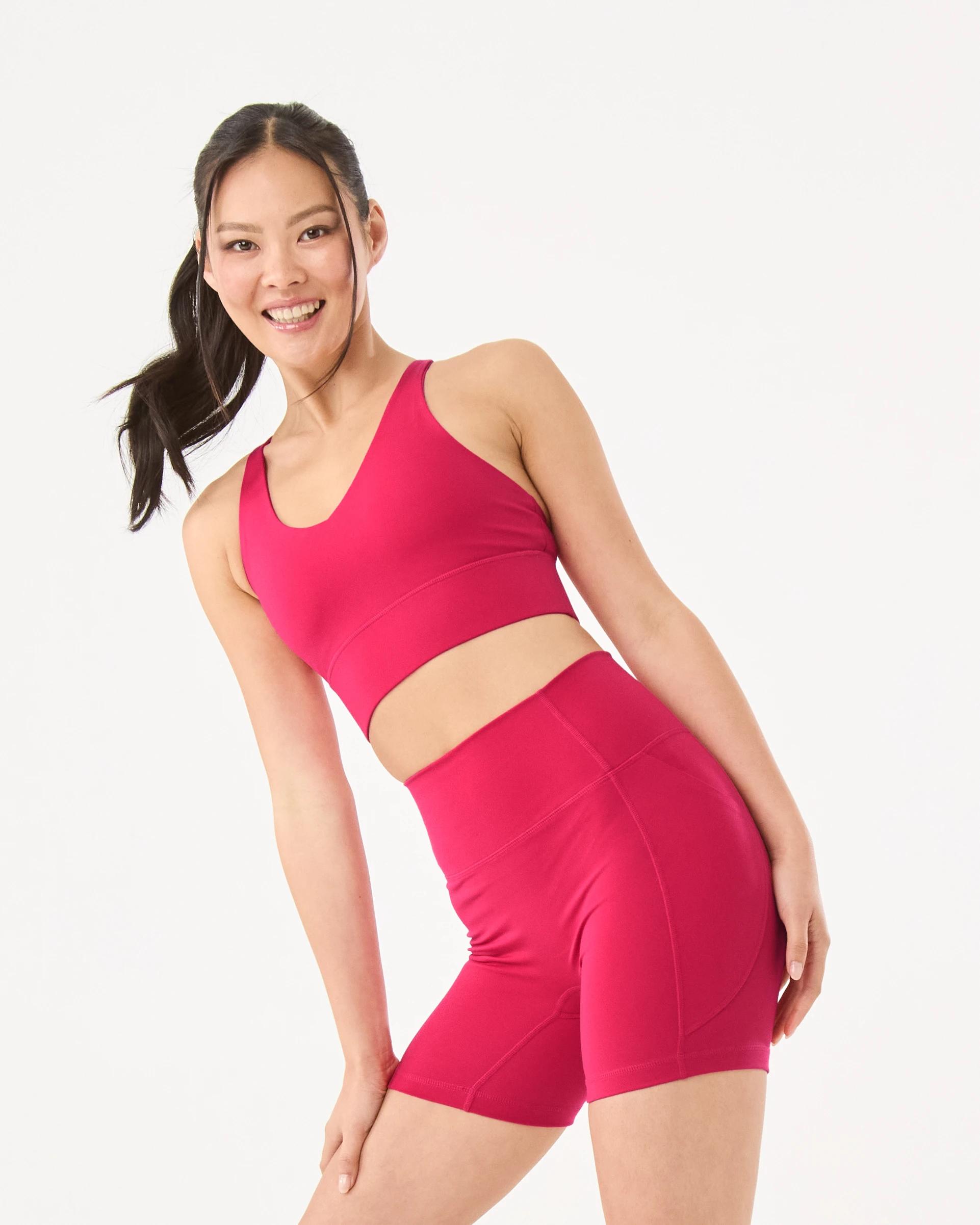 7 Active Womens Ultrasoft Shorts Jalapeno, 7 of 7