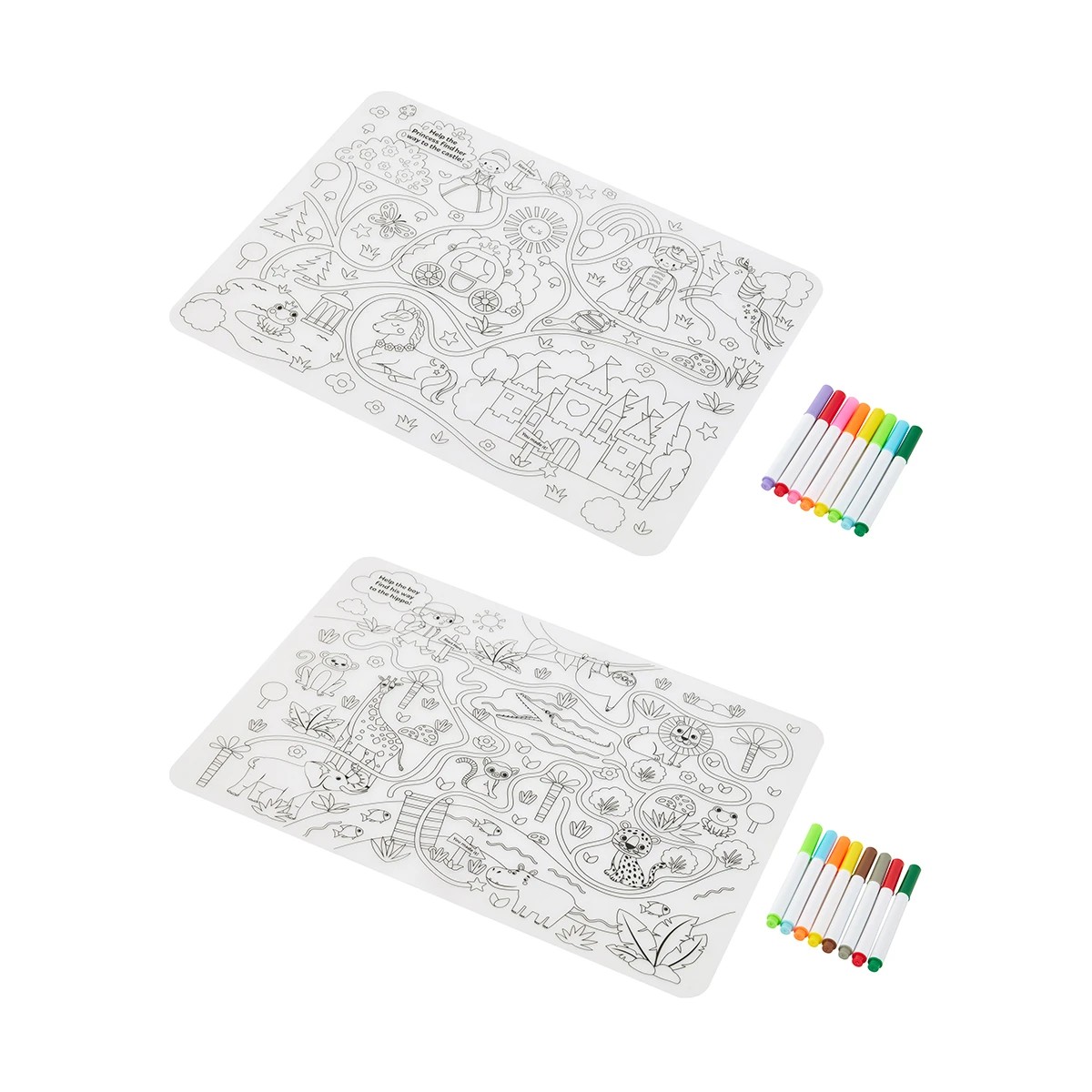 3 9 Pack Colour in Washable Silicone Placemat - Assorted, 3 of 10