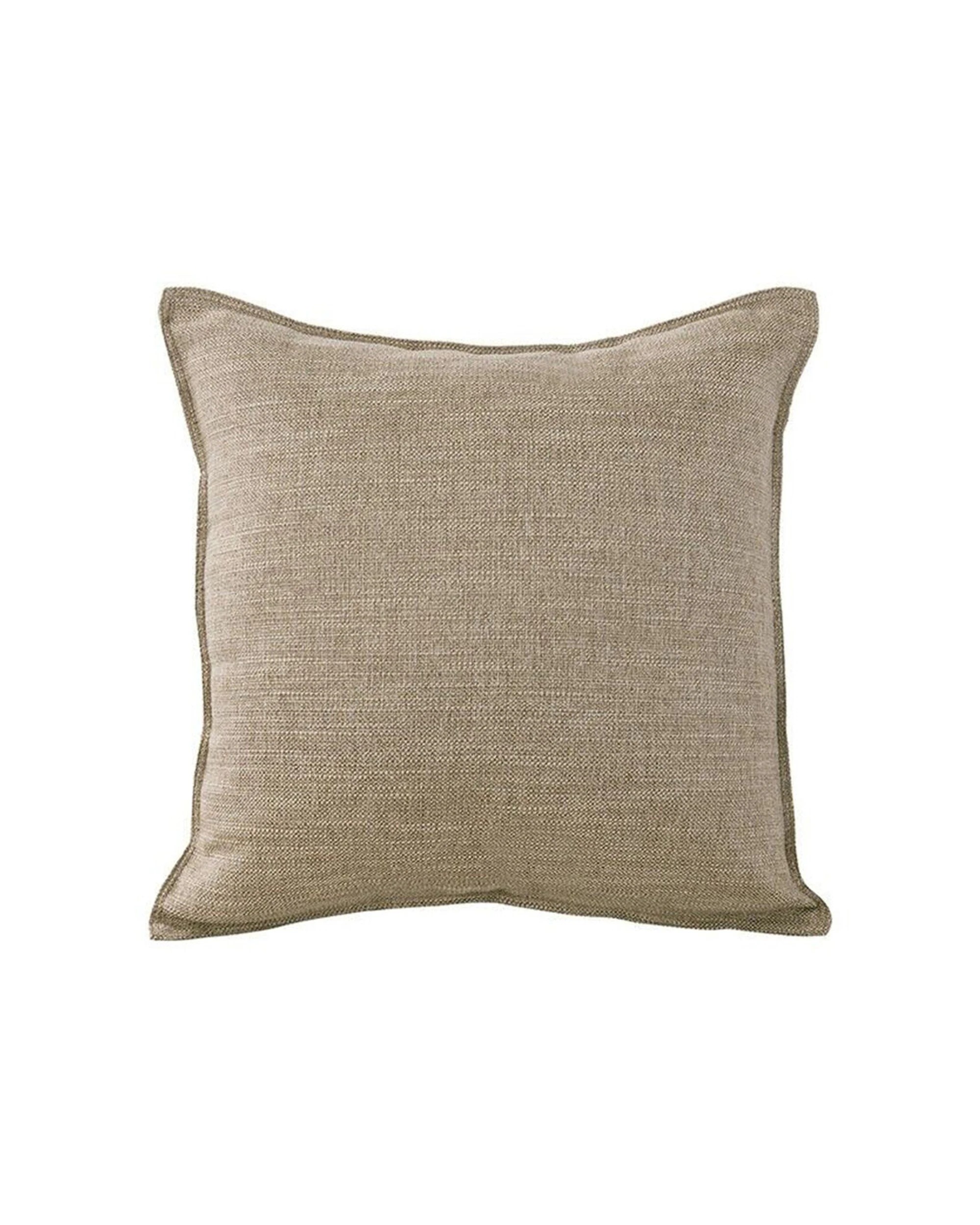 1 Jason Commercial Square Linen Look Bed Cushion Sand 44x44cm - Blue, 1 of 3