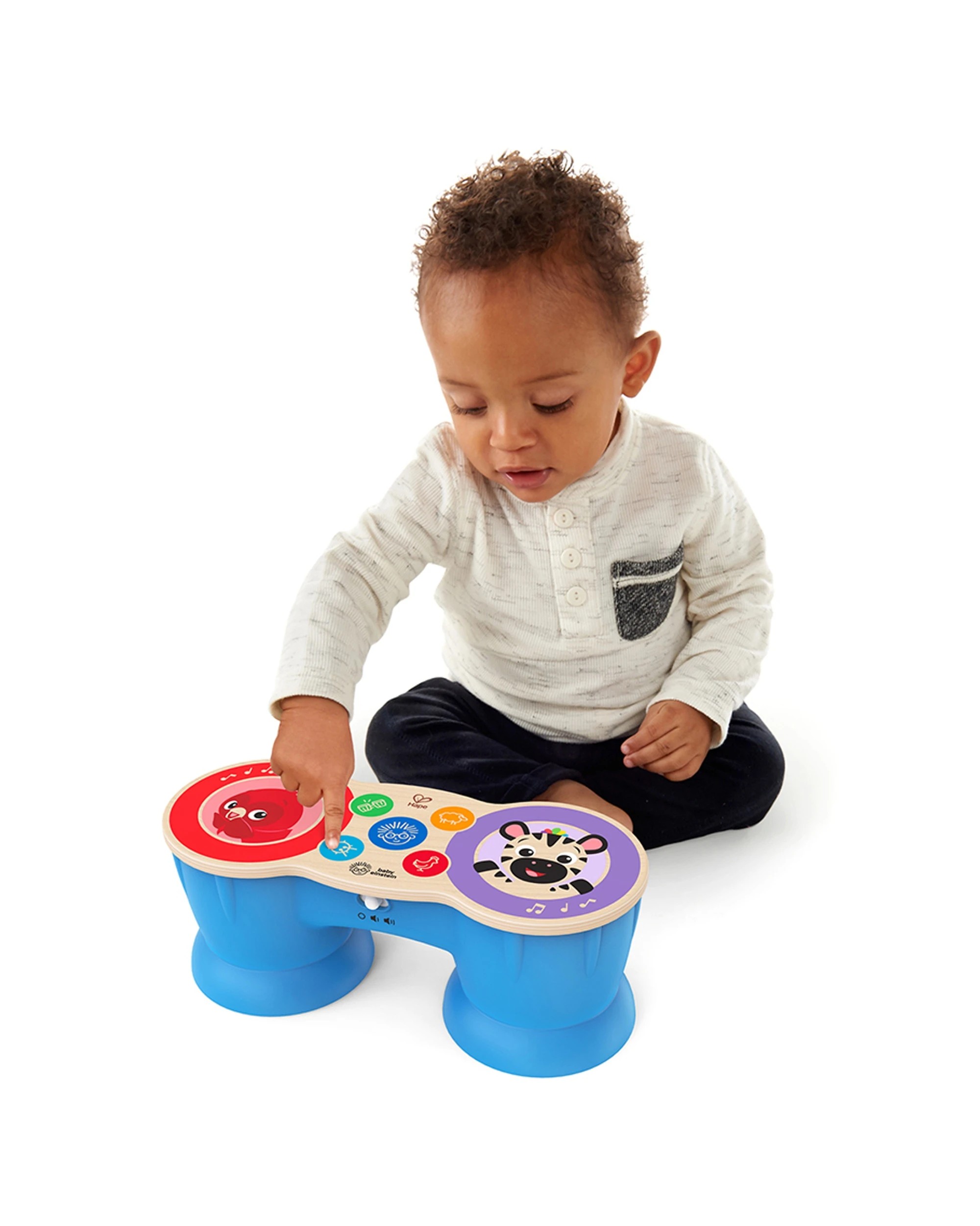 6 Baby Einstein Upbeat Tunes Magic Touch Drum Musical Toy 6 Months Plus - Multi, 6 of 8