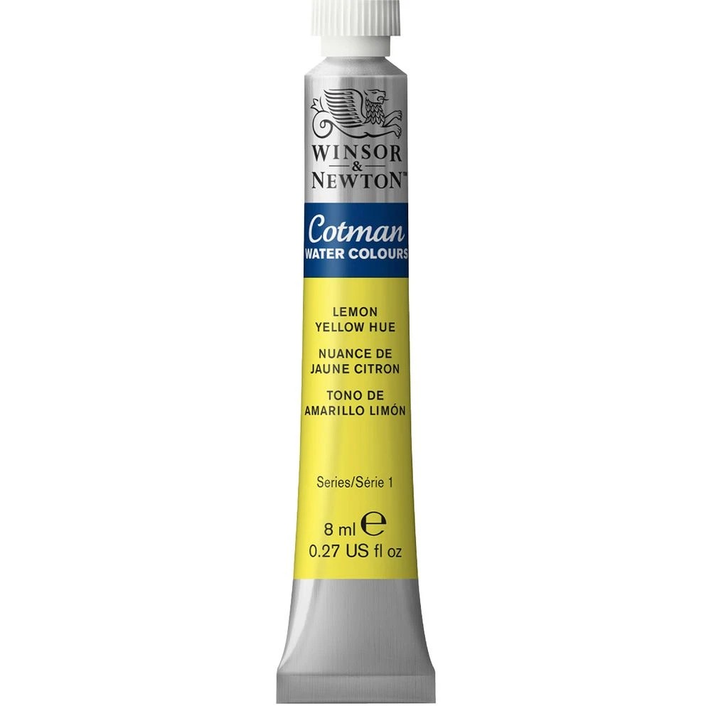 1 Winsor & Newton Cotman Watercolour 8mL Lemon Yellow Hue, 1 of 1
