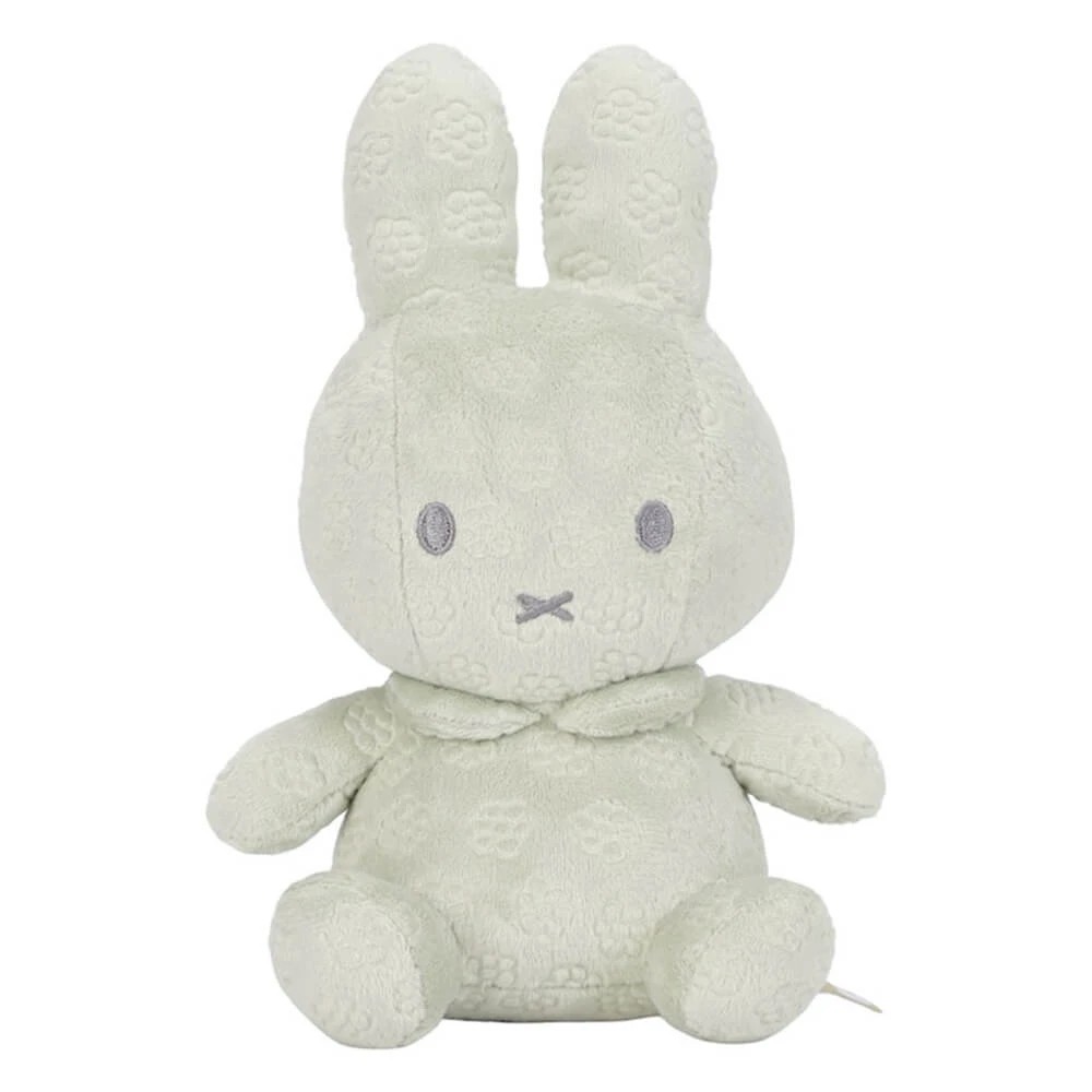 1 Miffy - Green Flower, Medium Plush Soft Toy, 1 of 1