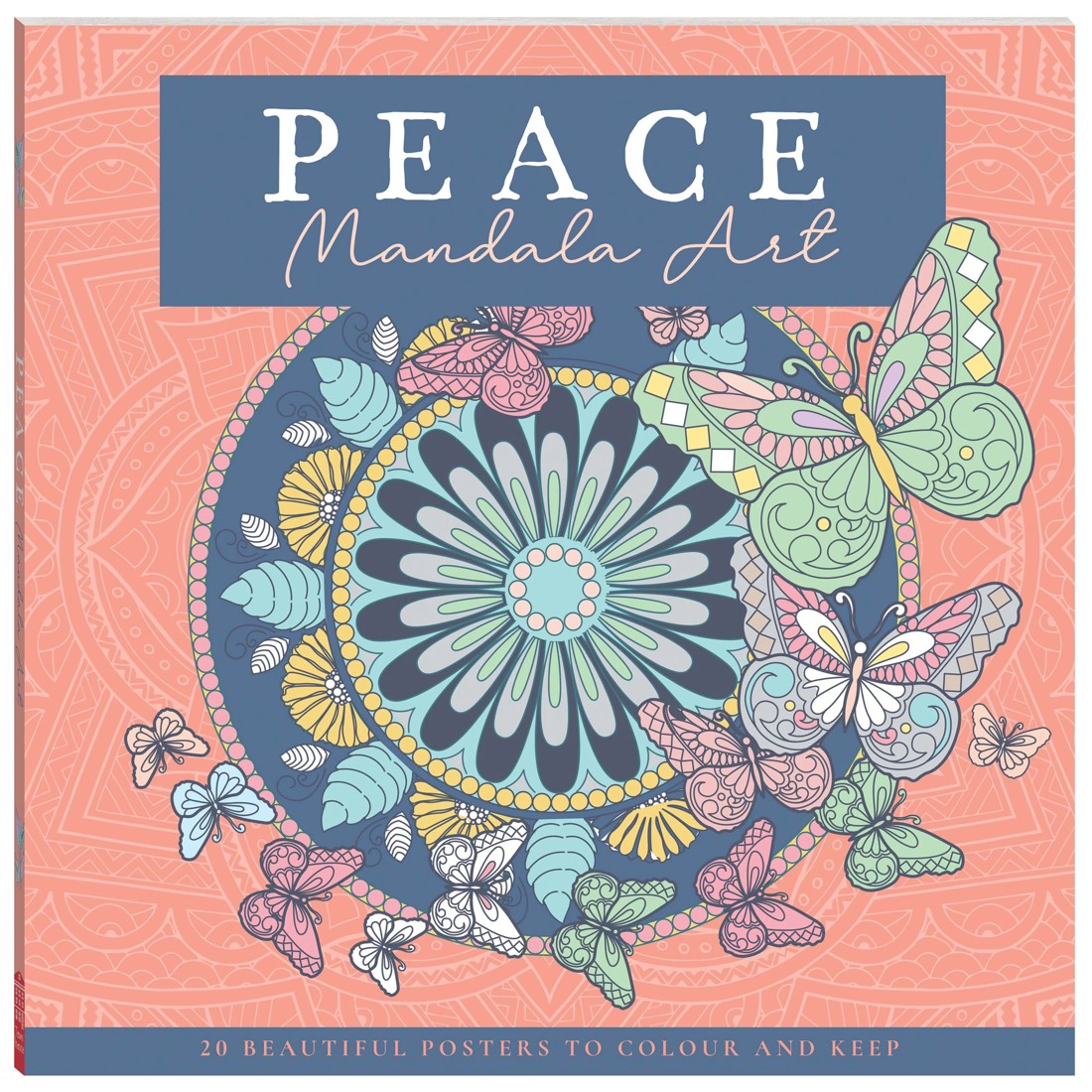1 Peace: Mandala Poster Art Colouring Book, 1 of 5