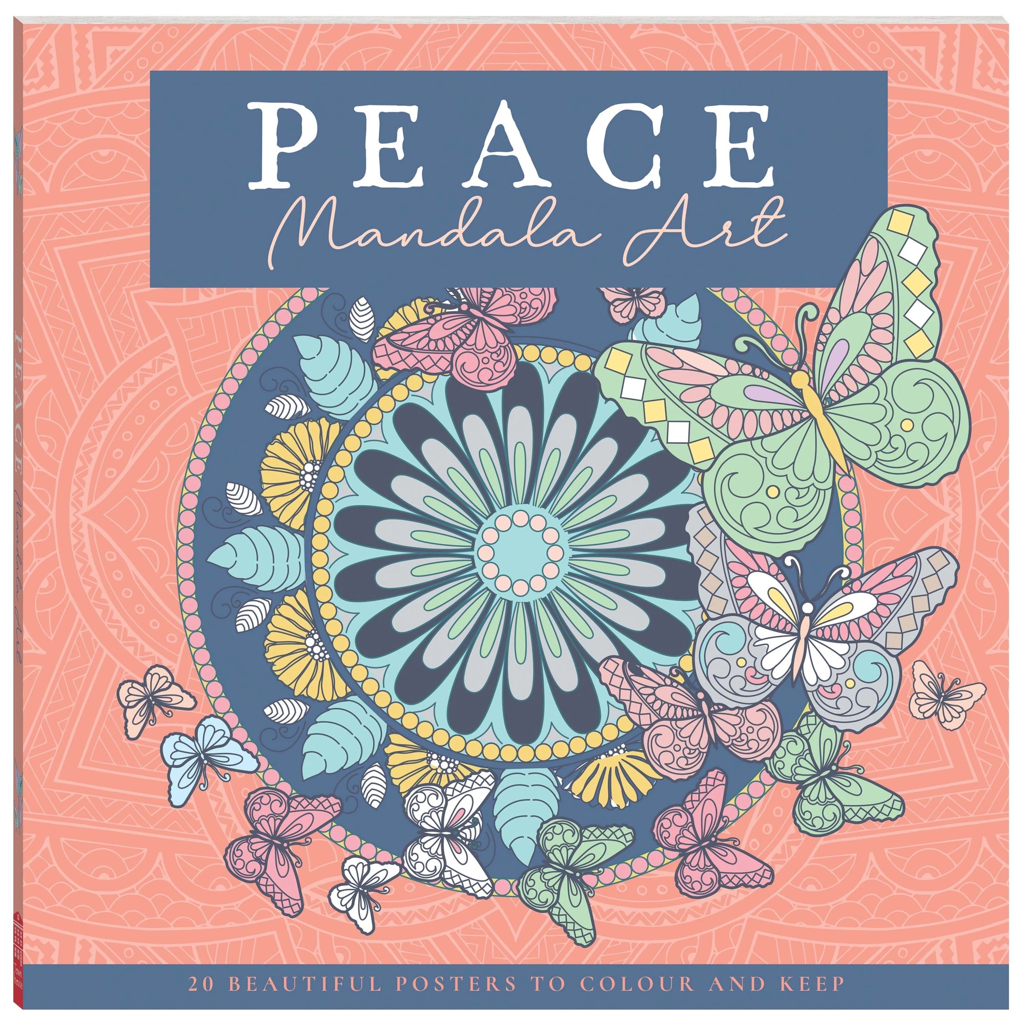 1 Peace: Mandala Poster Art Colouring Book, 1 of 5