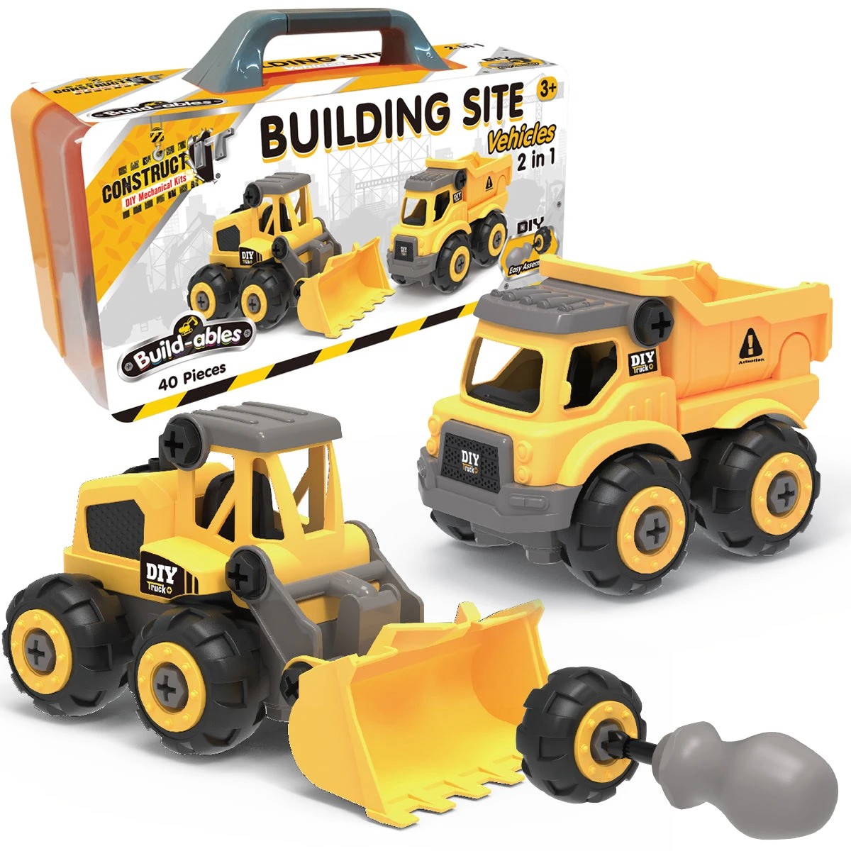 2 Construct-It Build-ables - Building Site Vehicles 2 in 1, 2 of 8