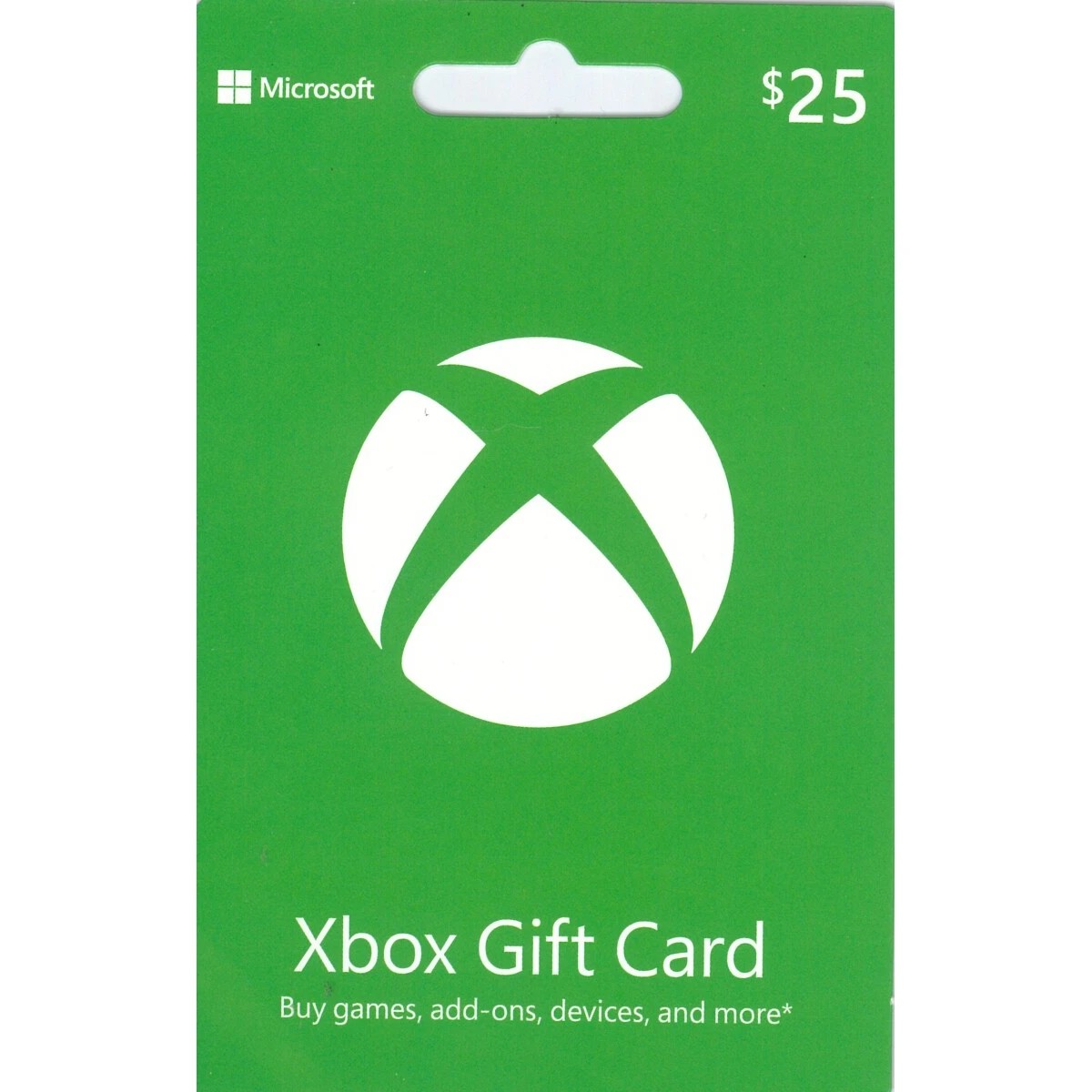1 Microsoft Xbox $25 Gift Card