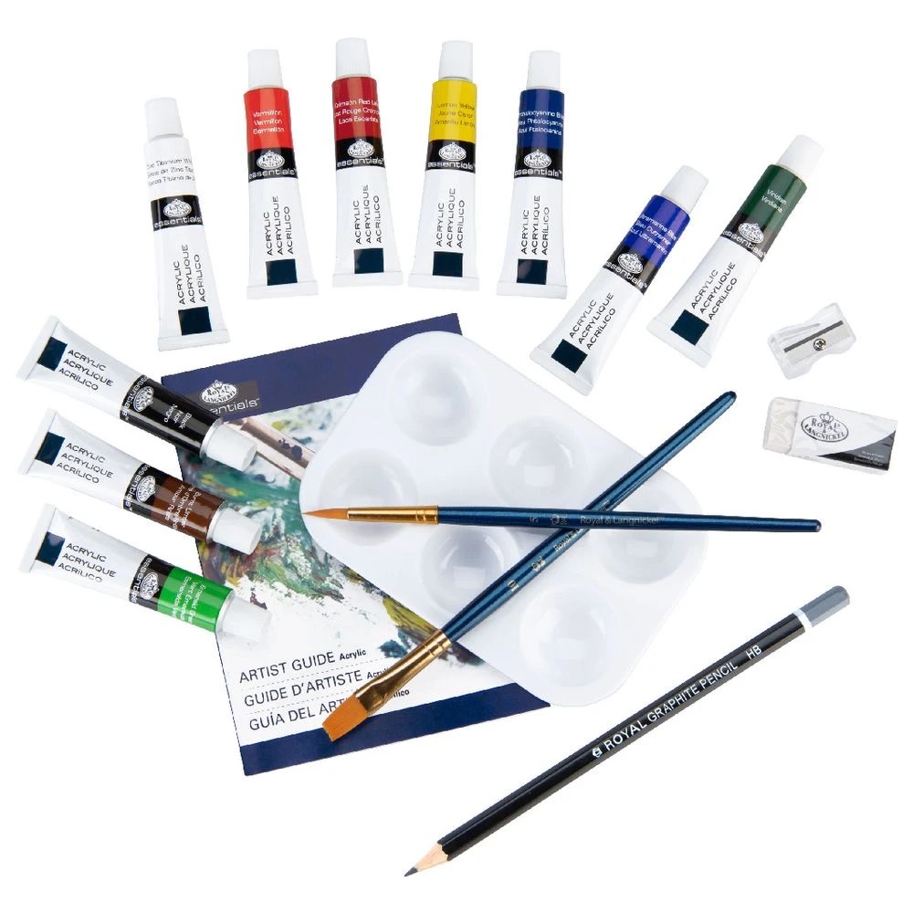 4 Royal & Langnickel Large Window Artist Tin Acrylic Set 18pc, 4 of 9