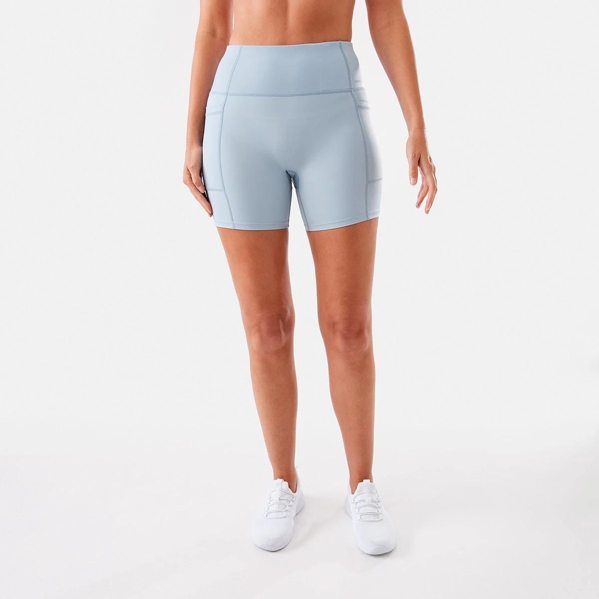 6 Active Womens Train Bike Shorts Moon Blue, 6 of 6