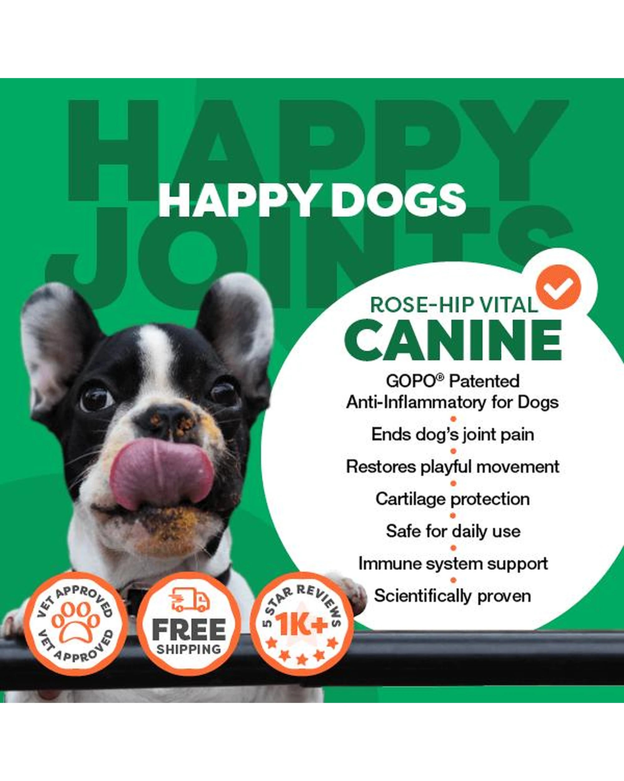 10 Rose-Hip Vital Canine Joint Health & Antioxidant Powder 150g, 10 of 10