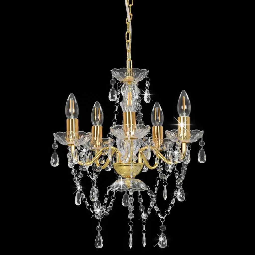 3 Vidaxl Hanging Lamp - Gold, 3 of 7