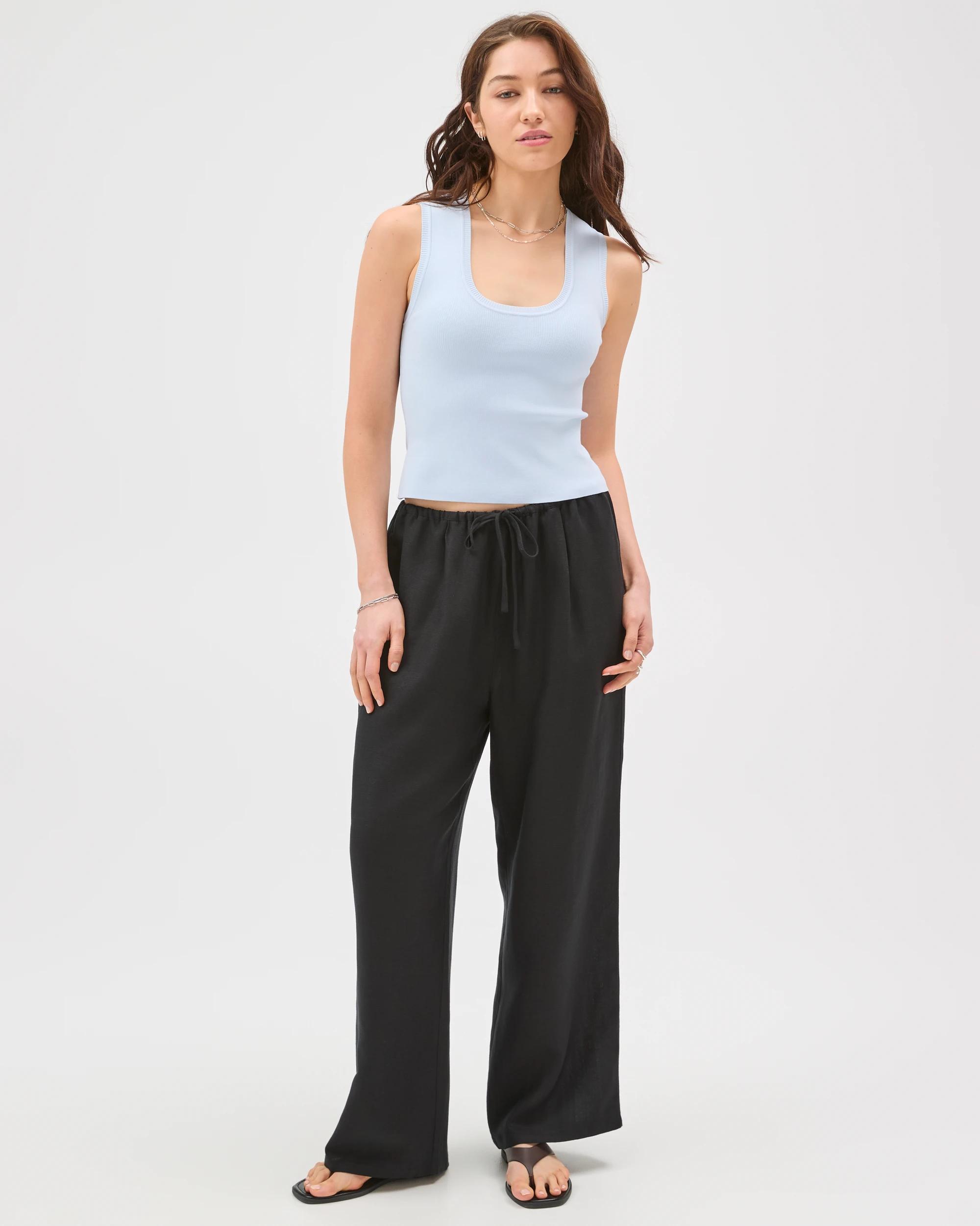1 Lily Loves Wide Leg Pants BLACK, 1 of 6
