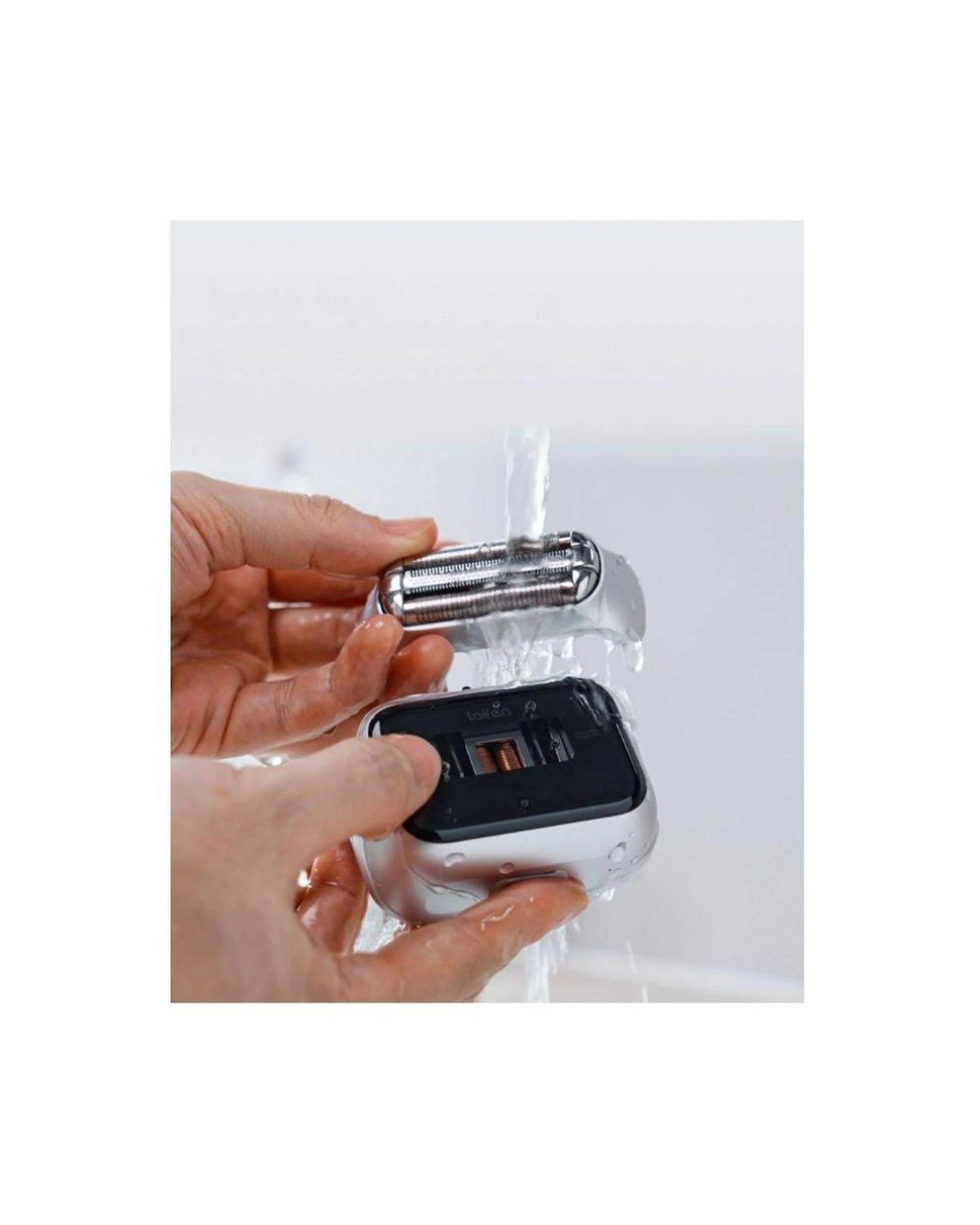 3 Laifen P3 Pro 3 Blade Electric Shaver Dual Motors Dome Foil 100min Battery Silver, 3 of 3