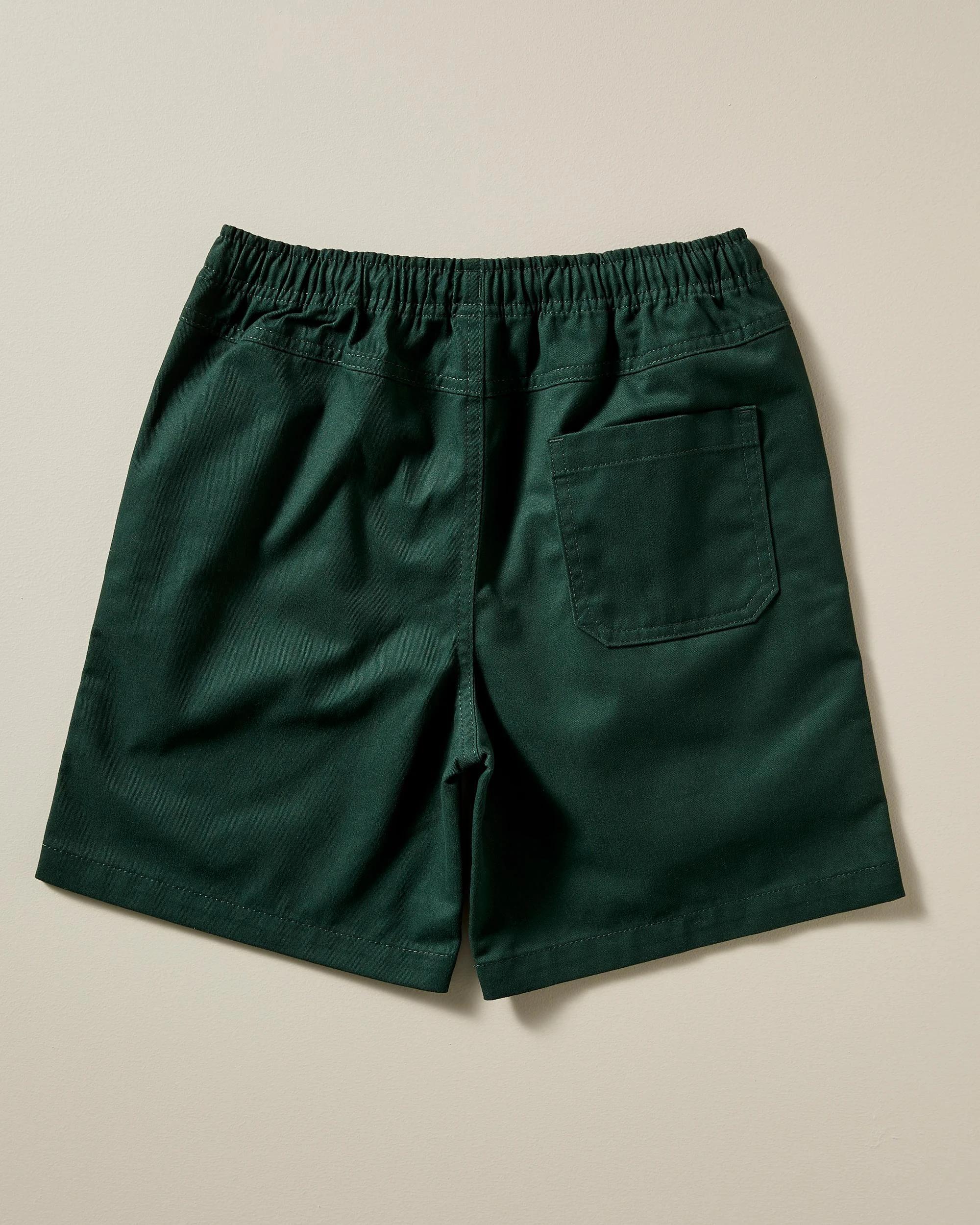 2 Target Baggy Drill School Shorts BOTTLE GREEN, 2 of 3
