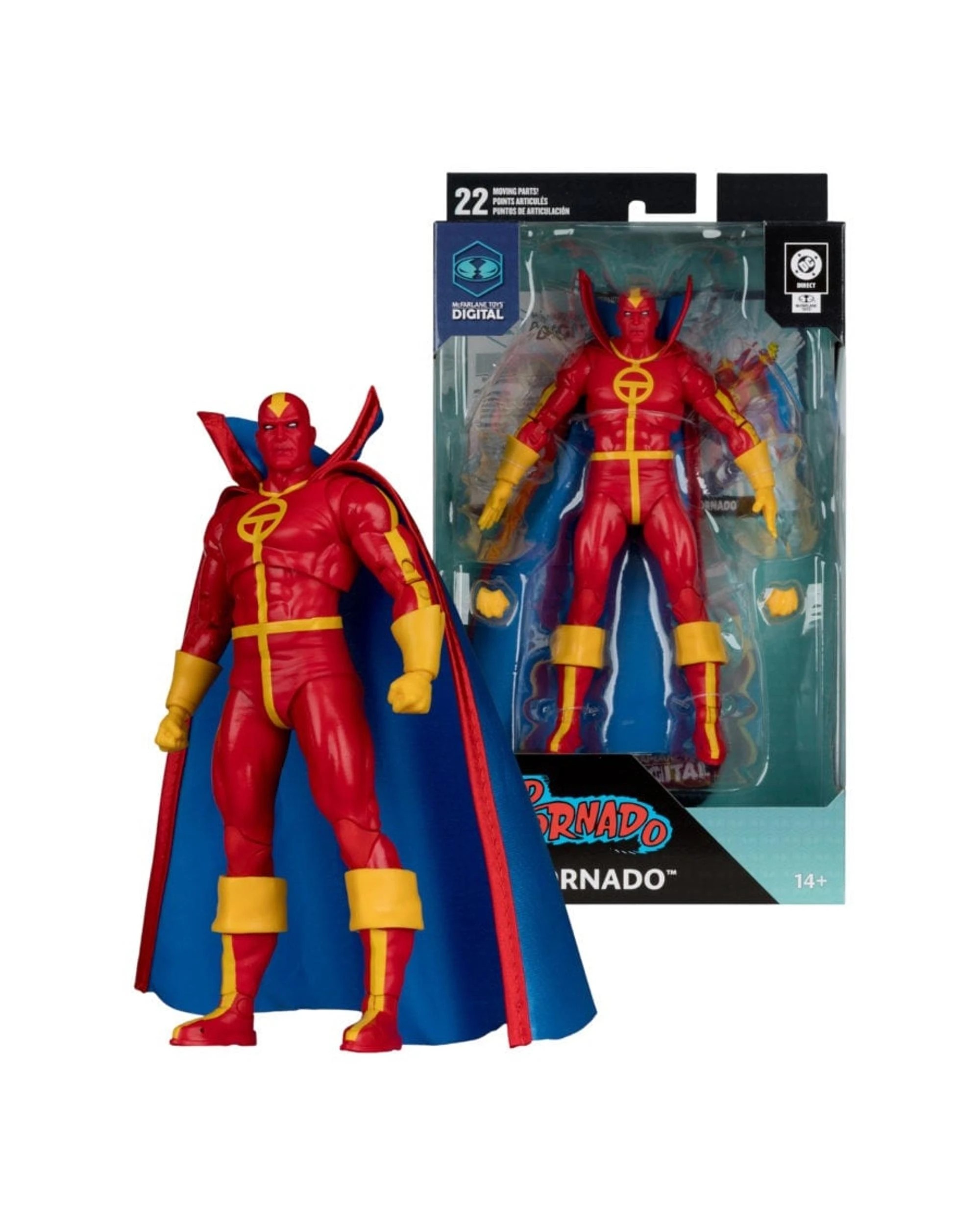 1 McFarlane Digital DC Direct DC The Bronze Age Red Tornado 7 inch Action Figure, 1 of 9
