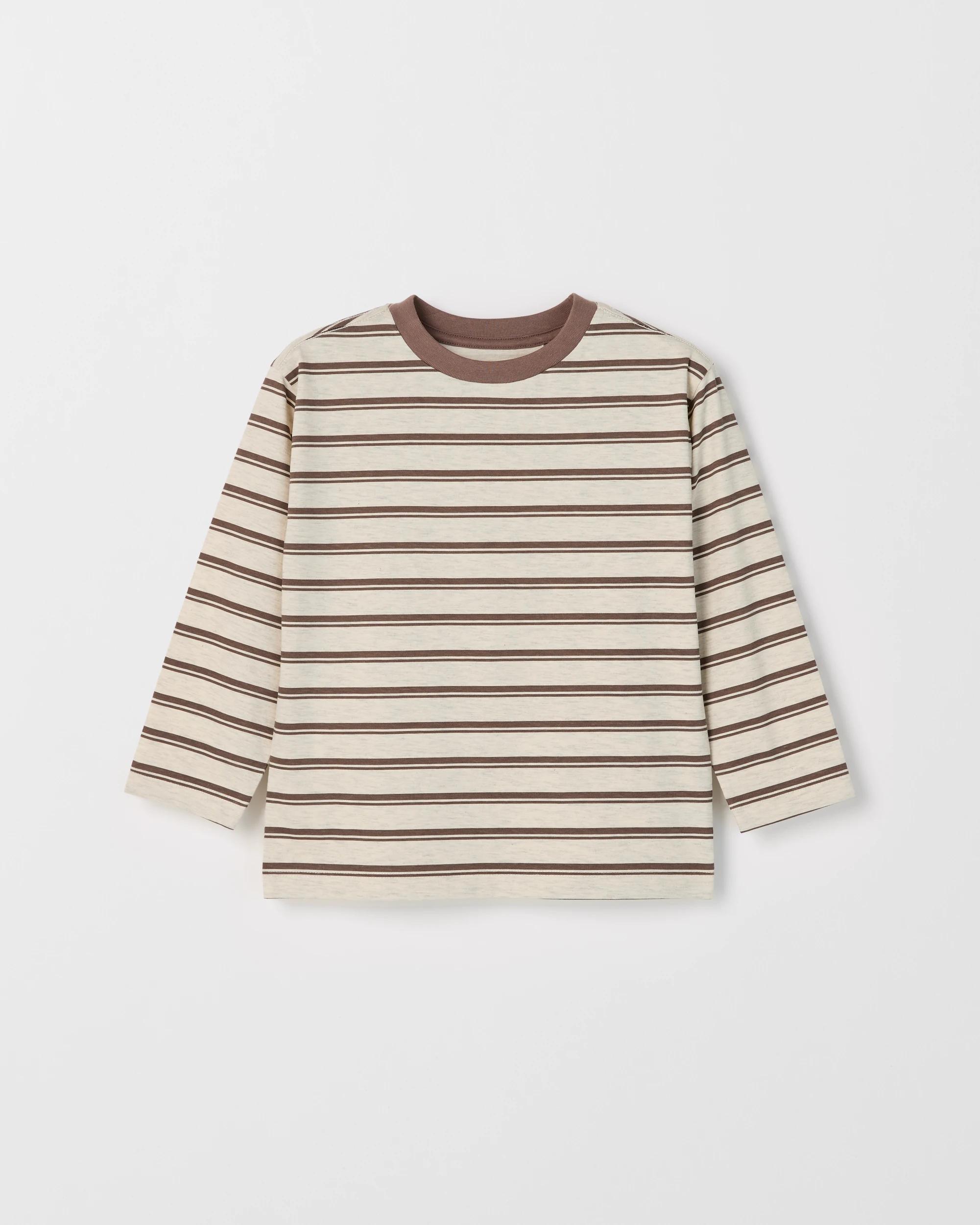 2 Target Kids Australian Cotton 3 Pack Long Sleeve T-Shirts TAN, 2 of 5