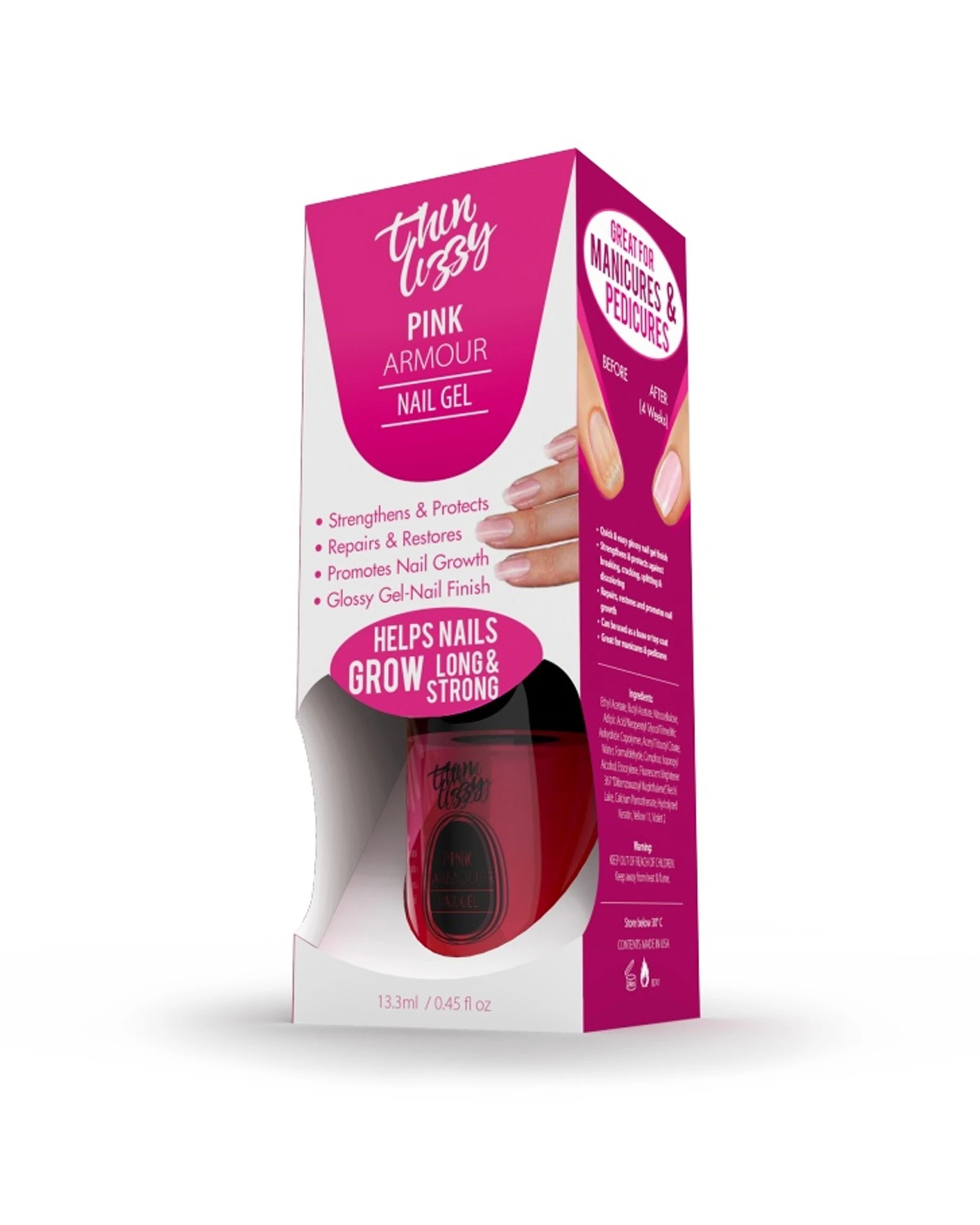 1 Thin Lizzy Pink Armour Nail Gel - Pink, 1 of 1