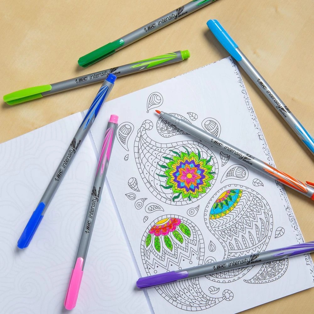 6 BIC Intensity Fineliners Medium Assorted 8 Pack, 6 of 9