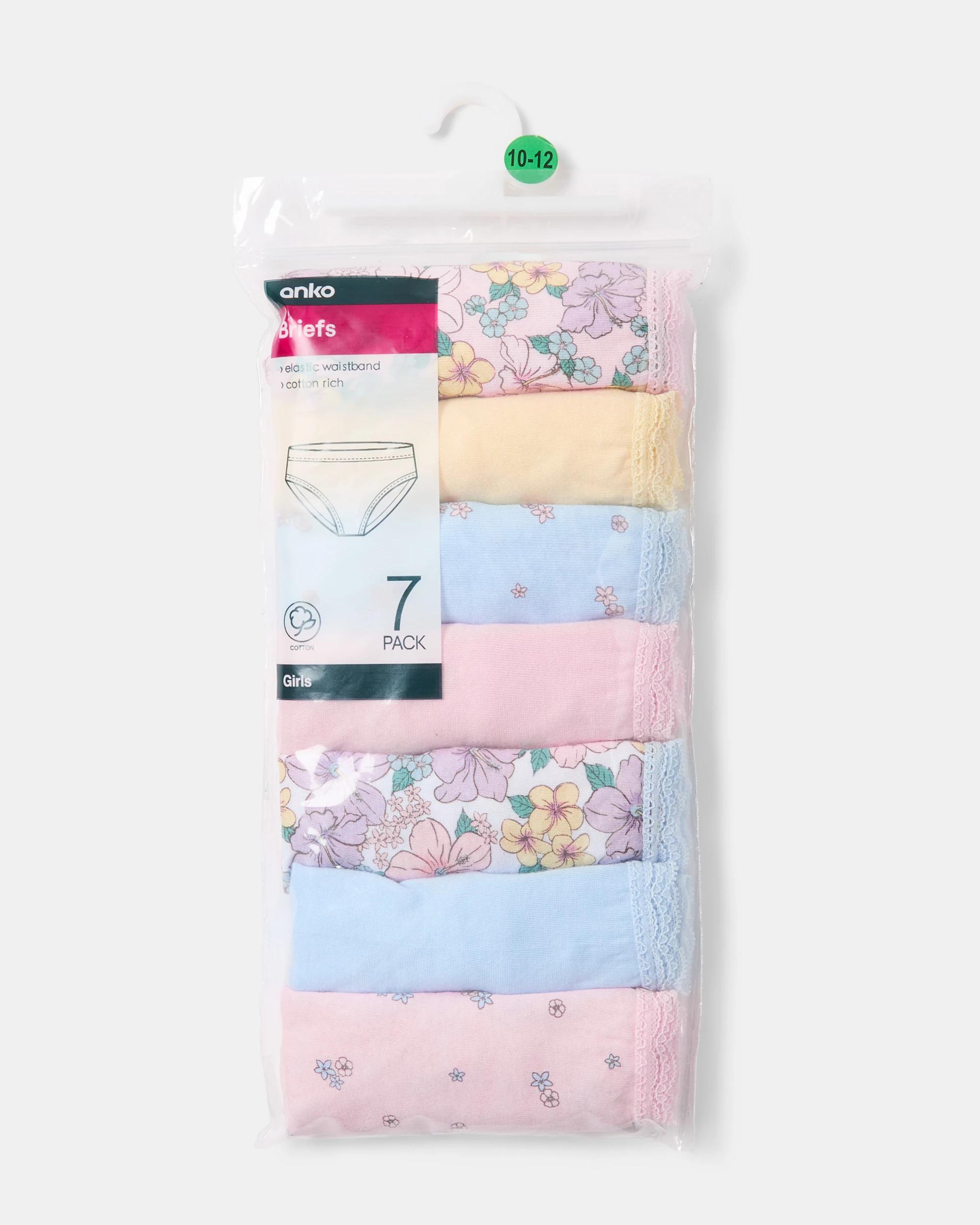 10 7 Pack Briefs Pnk Floral, 10 of 10